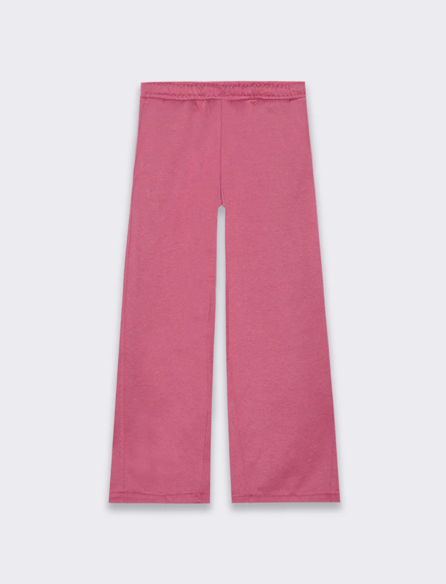 Piazza Italia Bambina | Leggings E Jogger<Pantaloni sportivi da bambina a gamba larga con tasche alla francese - Rosso amarena