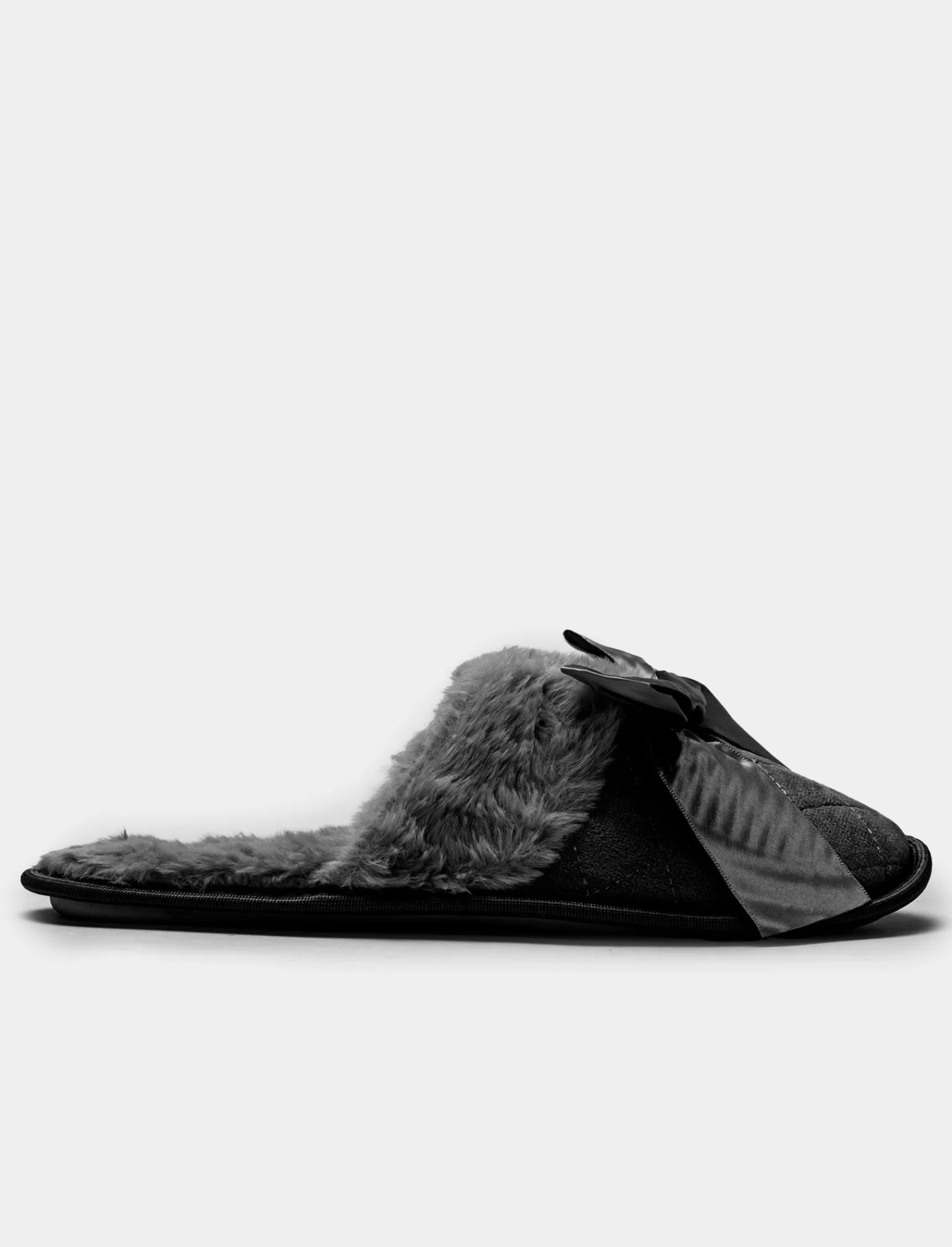 Donna Piazza Italia Pantofole<Pantofola in tessuto con fiocco -