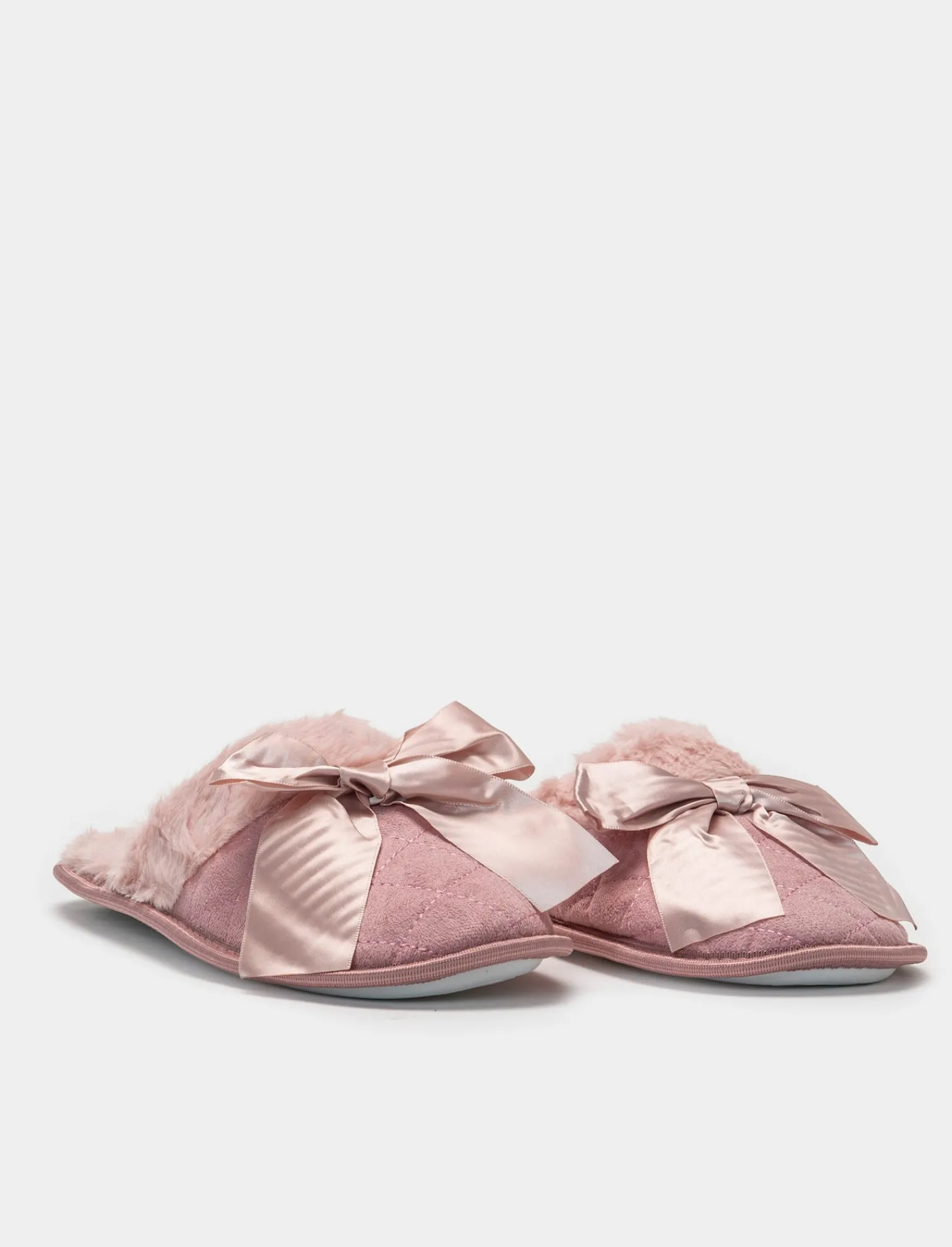 Donna Piazza Italia Pantofole<Pantofola in tessuto con fiocco -
