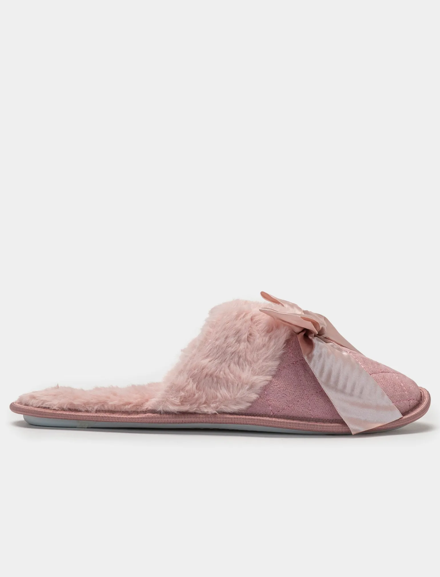 Donna Piazza Italia Pantofole<Pantofola in tessuto con fiocco -