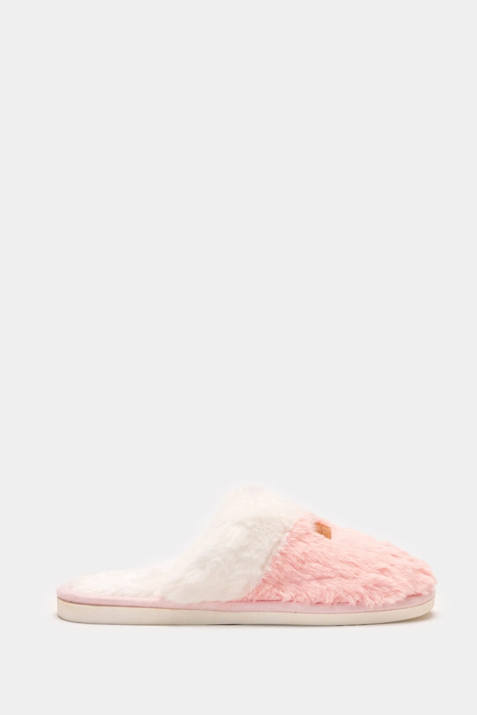 Donna Piazza Italia Pantofole<Pantofola in tessuto furry, in due varianti colore -