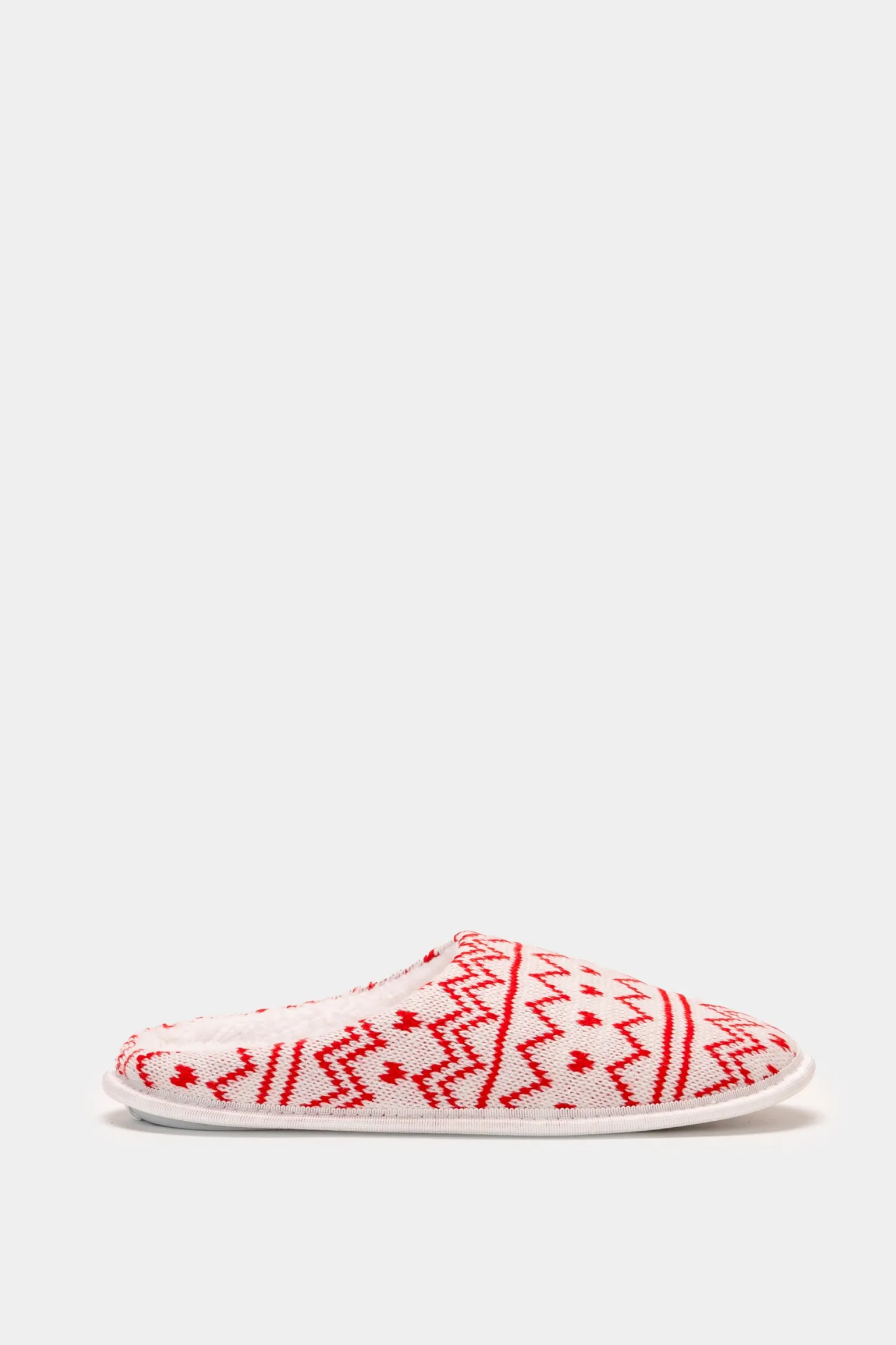 Donna Piazza Italia Pantofole<Pantofola in tessuto jacquard bicolor -