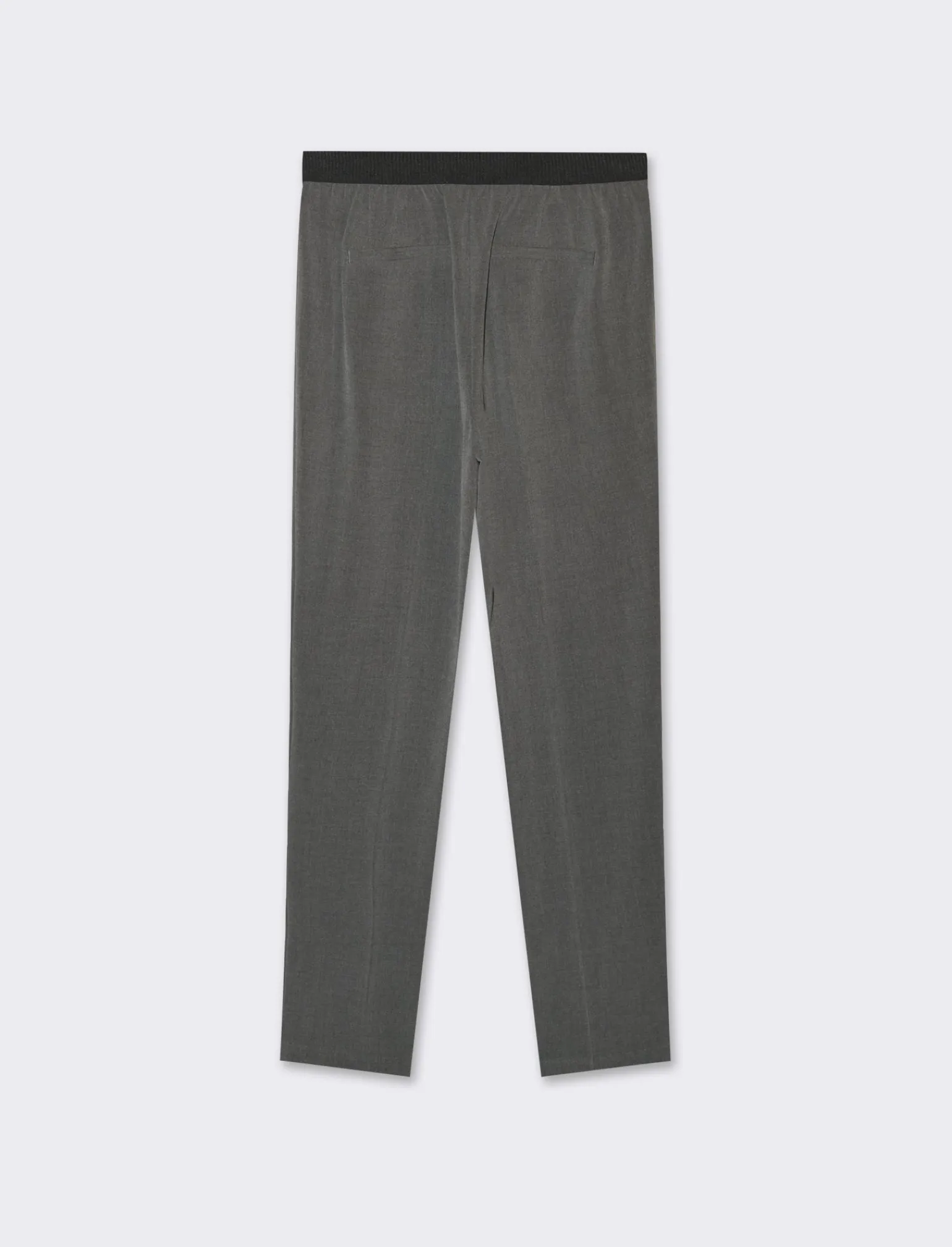 Donna Piazza Italia Donna | Pantaloni<Patalone taglio formale vestibilità straight con elastico jaquard - mel.