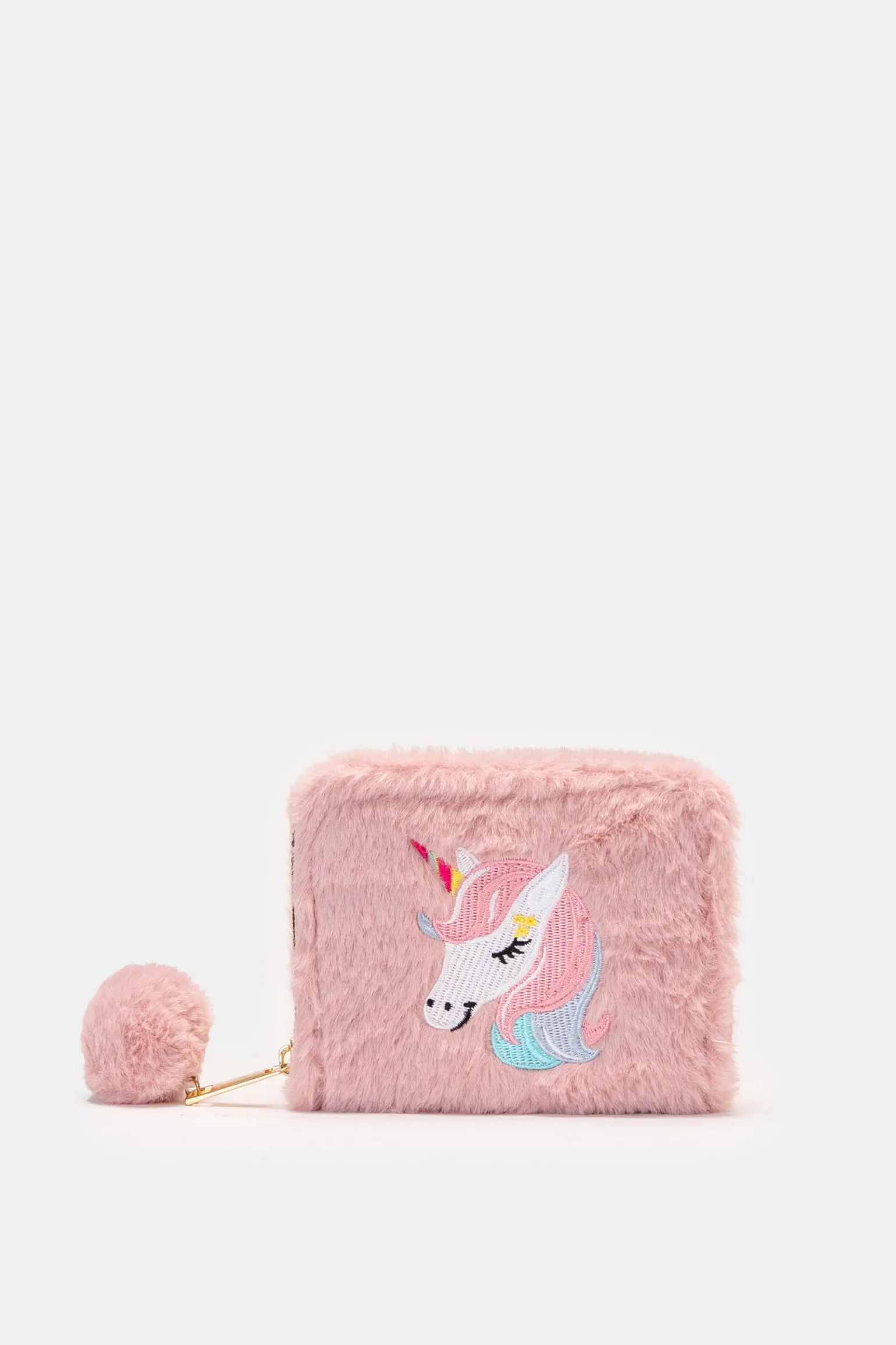 Piazza Italia Portachiavi E Portafogli | Borse E Zaini<Portamonete da bambina con unicorno in pelliccia -