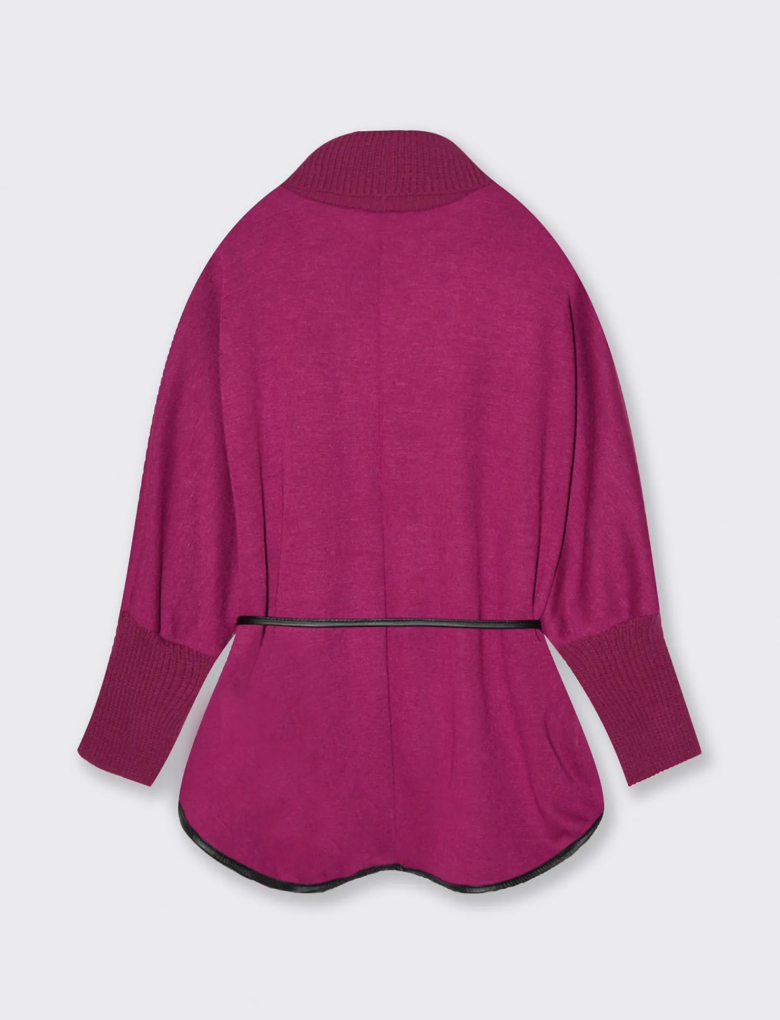 Donna Piazza Italia Maglieria<Pullover collo alto con maniche a 3/4 - Magenta