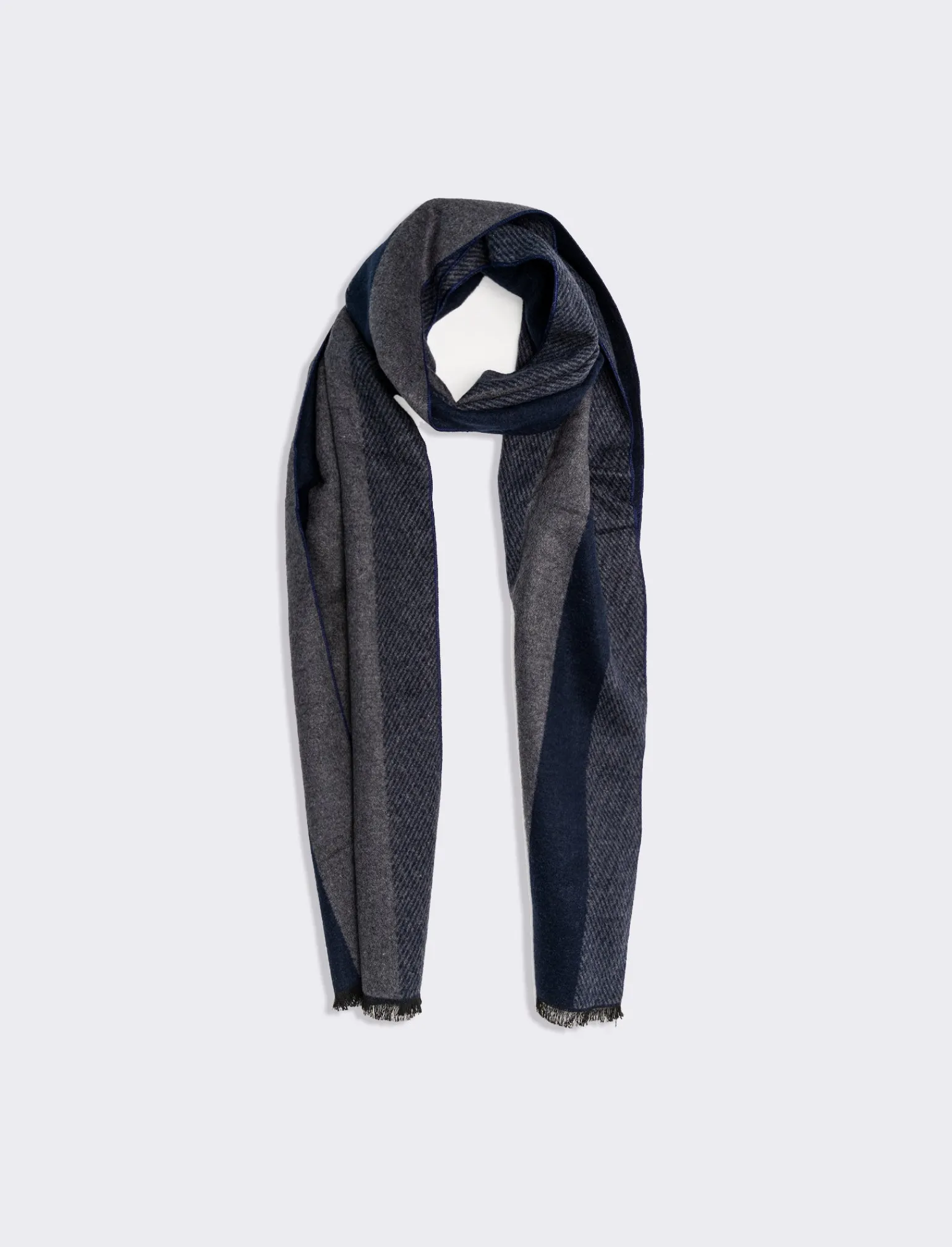 Uomo Piazza Italia Foulard E Sciarpe<Sciarpa da uomo a righe e spigato -