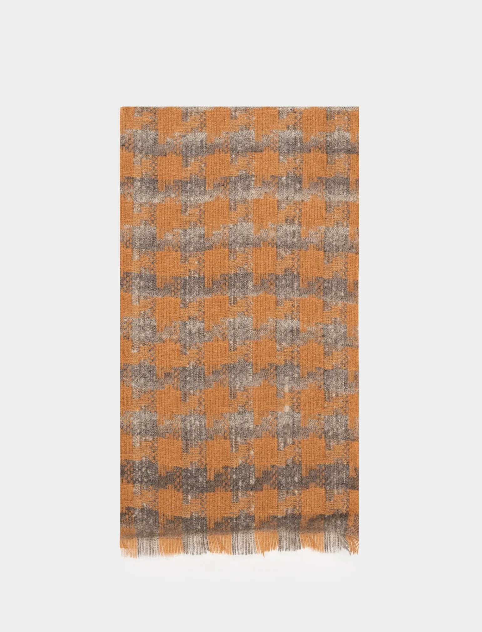 Uomo Piazza Italia Foulard E Sciarpe<Sciarpa da uomo in piè de poul - coccio