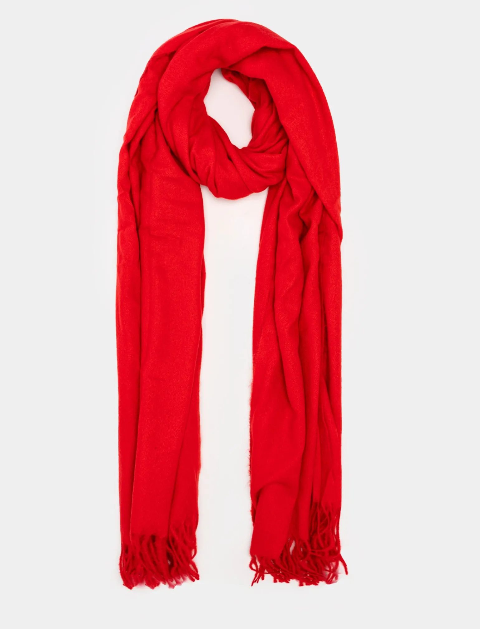 Donna Piazza Italia Foulard E Sciarpe<sciarpa donna unito c/frange -