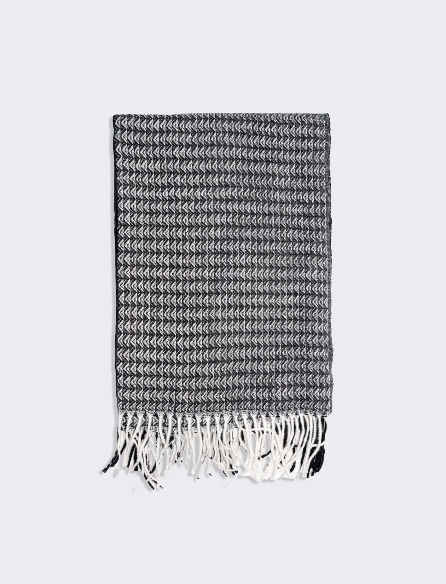 Uomo Piazza Italia Foulard E Sciarpe<Sciarpa uomo bicolor con frange -