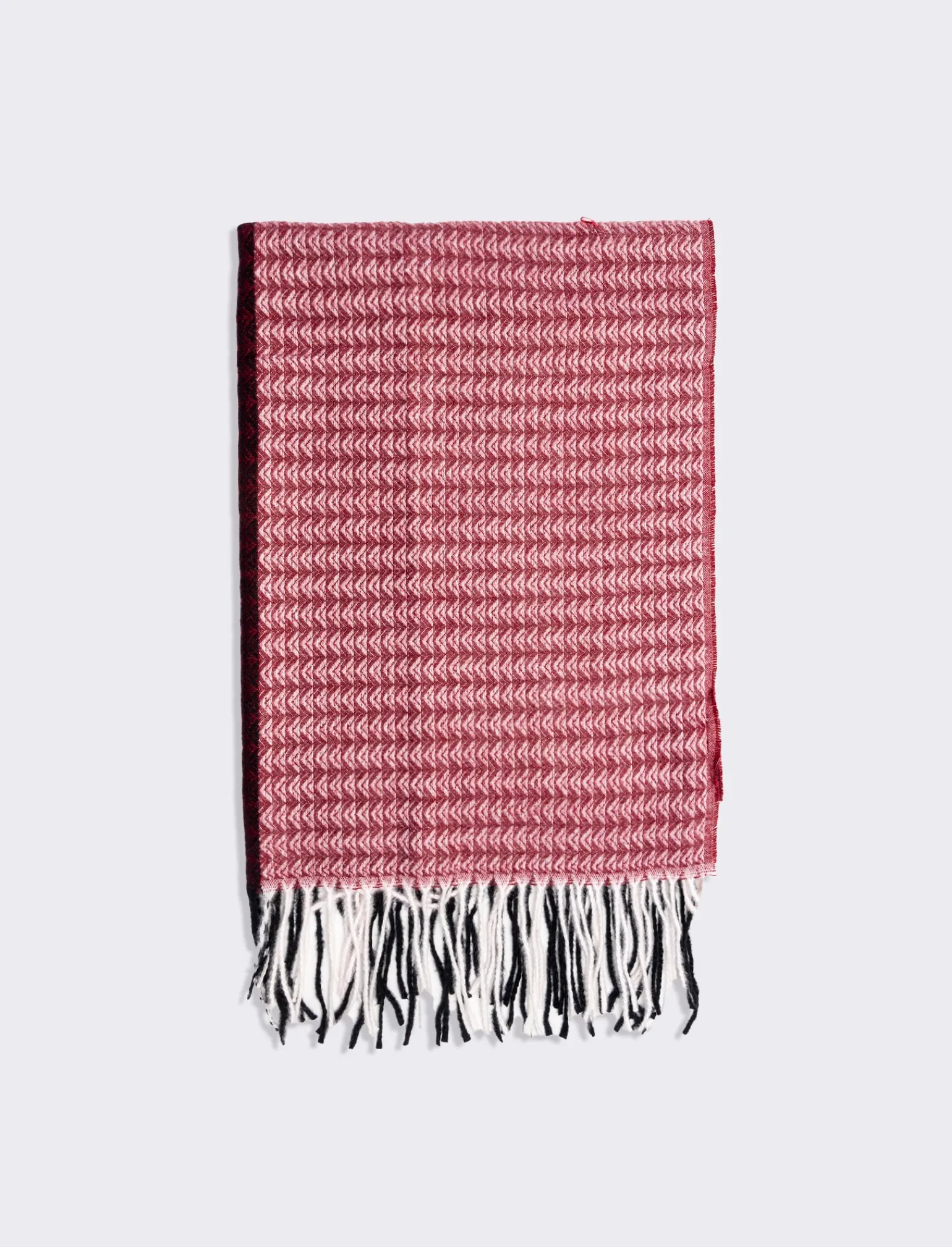 Uomo Piazza Italia Foulard E Sciarpe<Sciarpa uomo bicolor con frange -