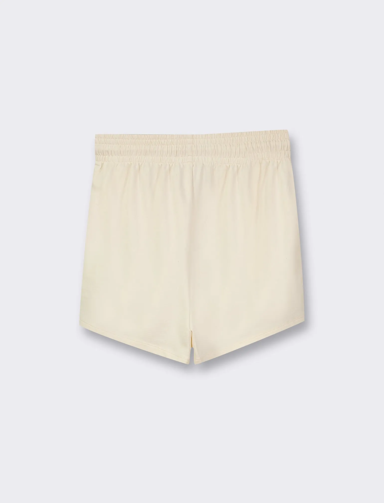 Donna Piazza Italia Donna<Short in felpa con elastico in vita e coulisse. Disponibile a fantasia e tinta unita - Avorio