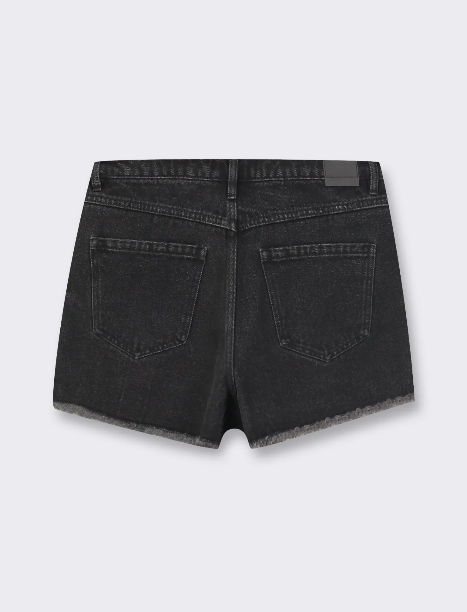 Donna Piazza Italia Shorts<Short in tessuto denim con orlo sfrangiato,apertura con zip e bottone -