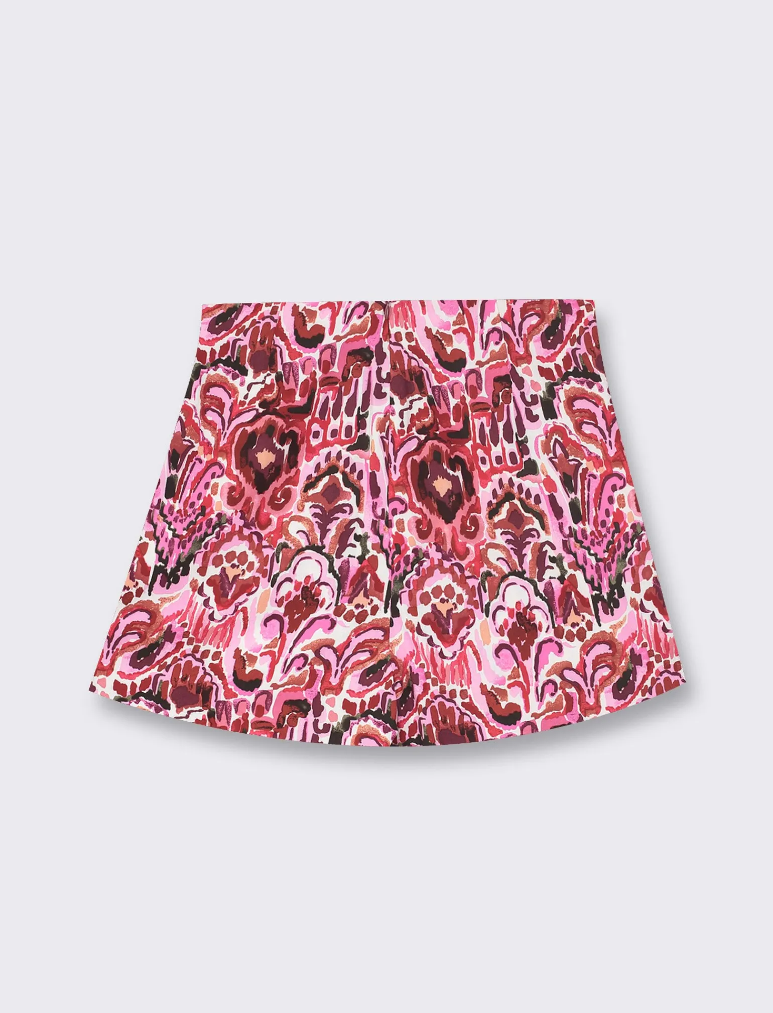 Donna Piazza Italia Donna | Shorts<Short in viscosa stampata con dettaglio pannello e nodo sul davanti - var 2