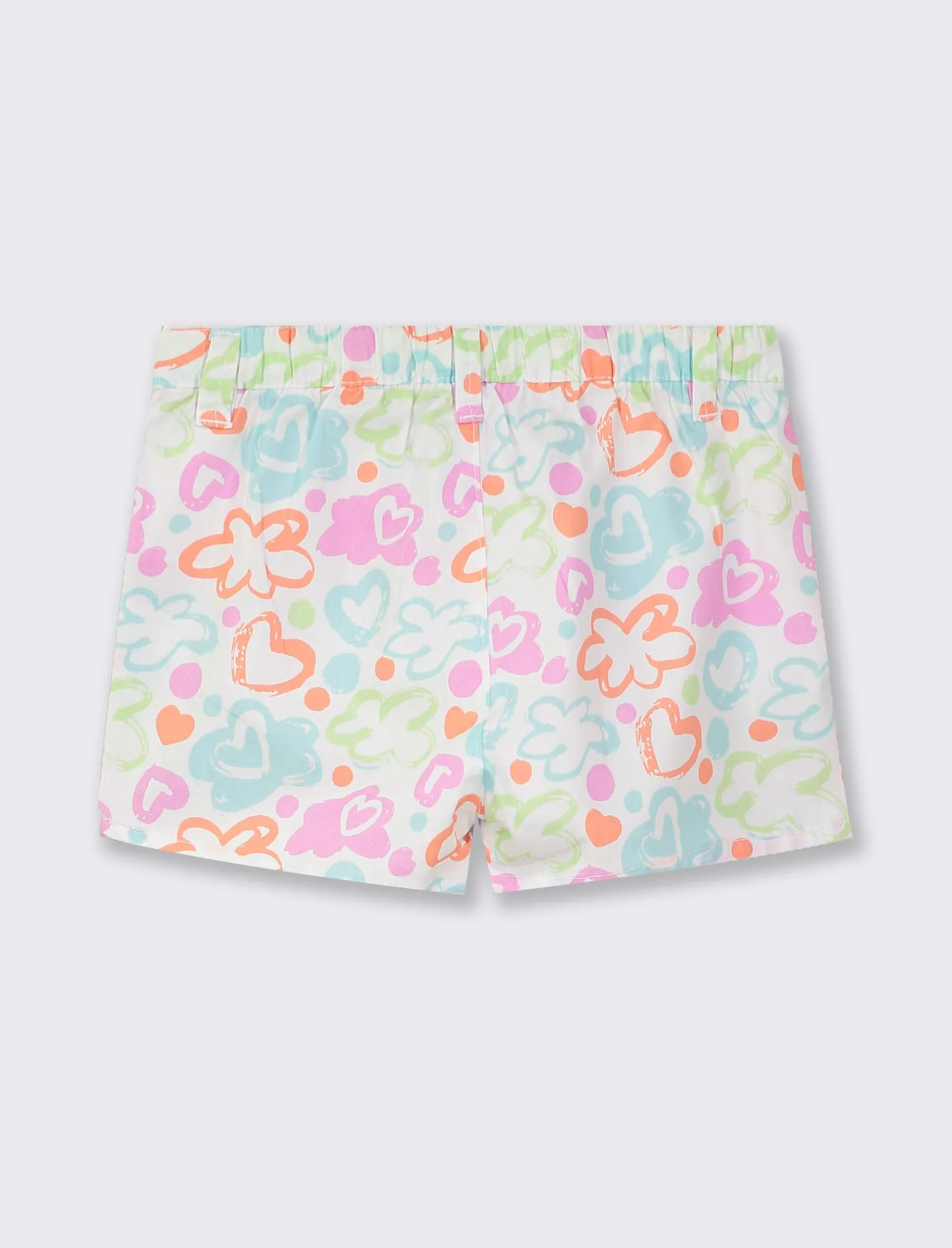 Piazza Italia Neonata<Shorts fantasia con elastico regolabile -
