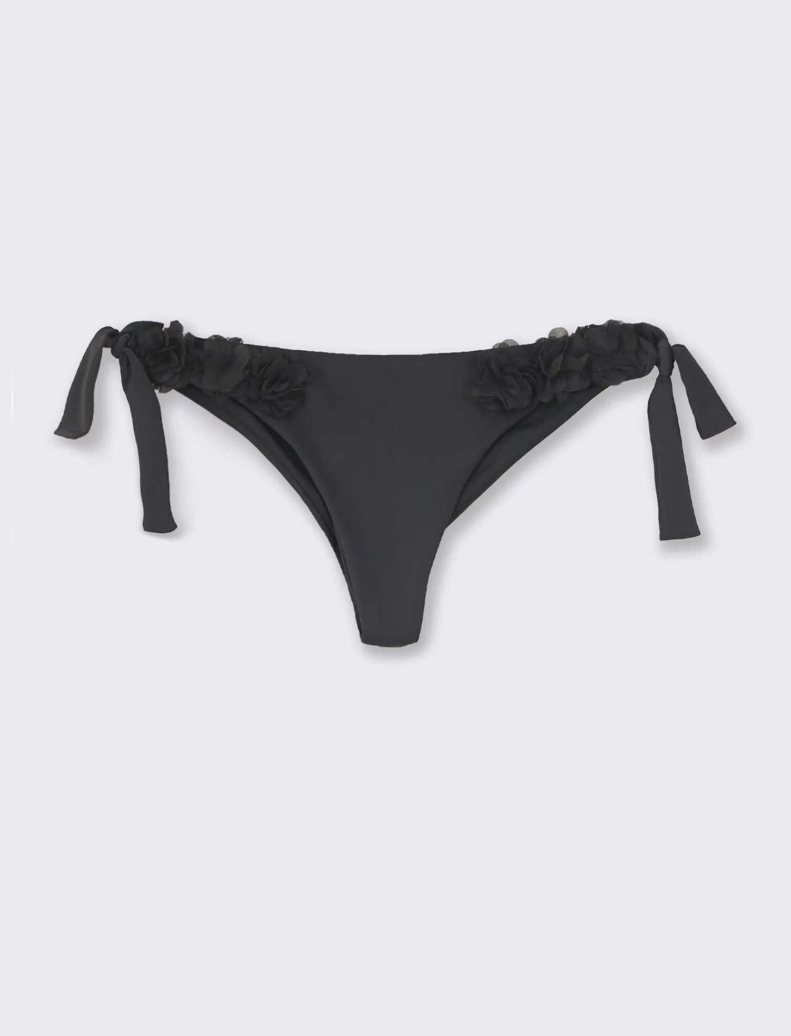 Donna Piazza Italia Donna<Slip mare con applicazioni fiori -