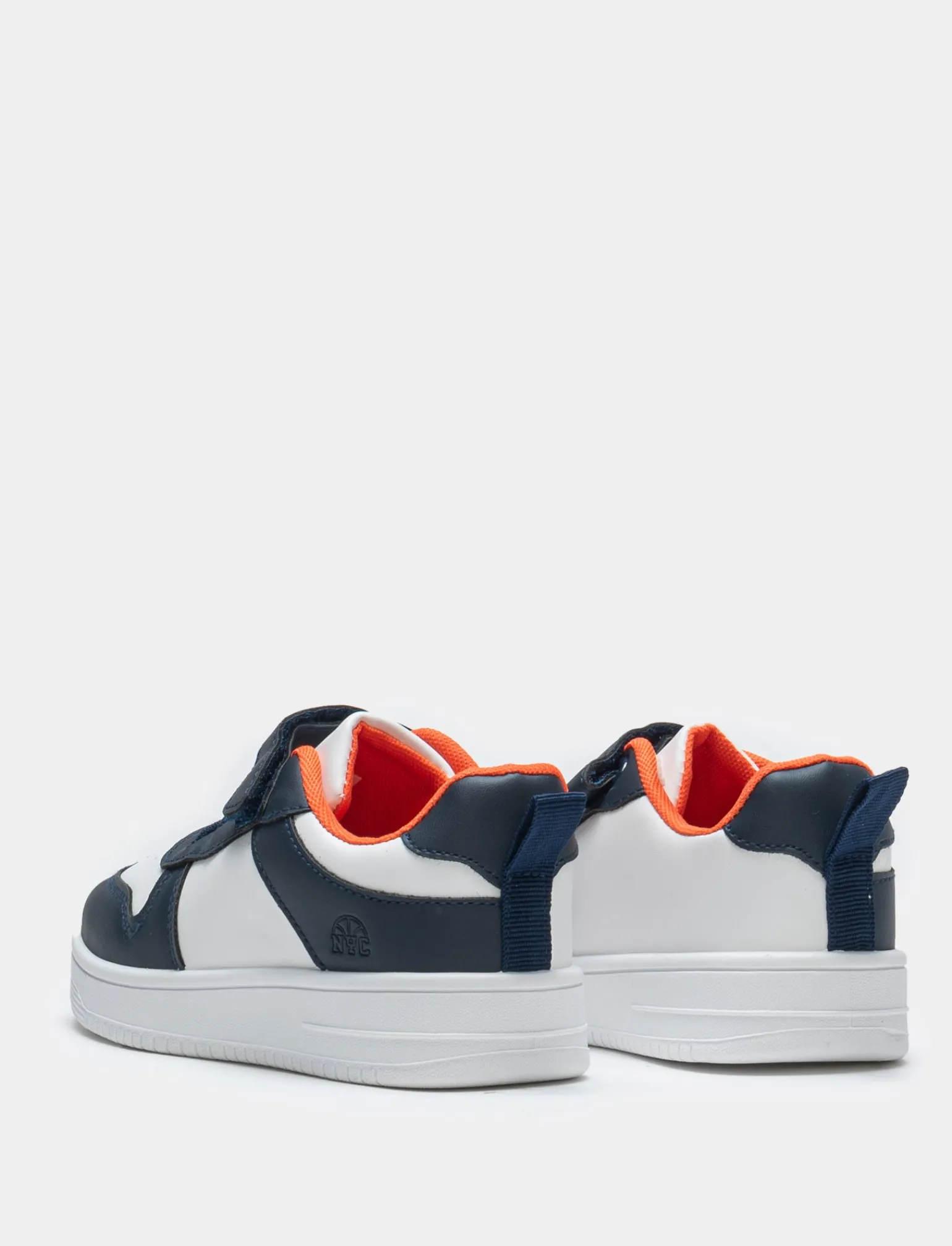 Bambino Piazza Italia Bambino | Sneakers<Sneakers bicolor in poliuretano bianco con riporti e strappo. -
