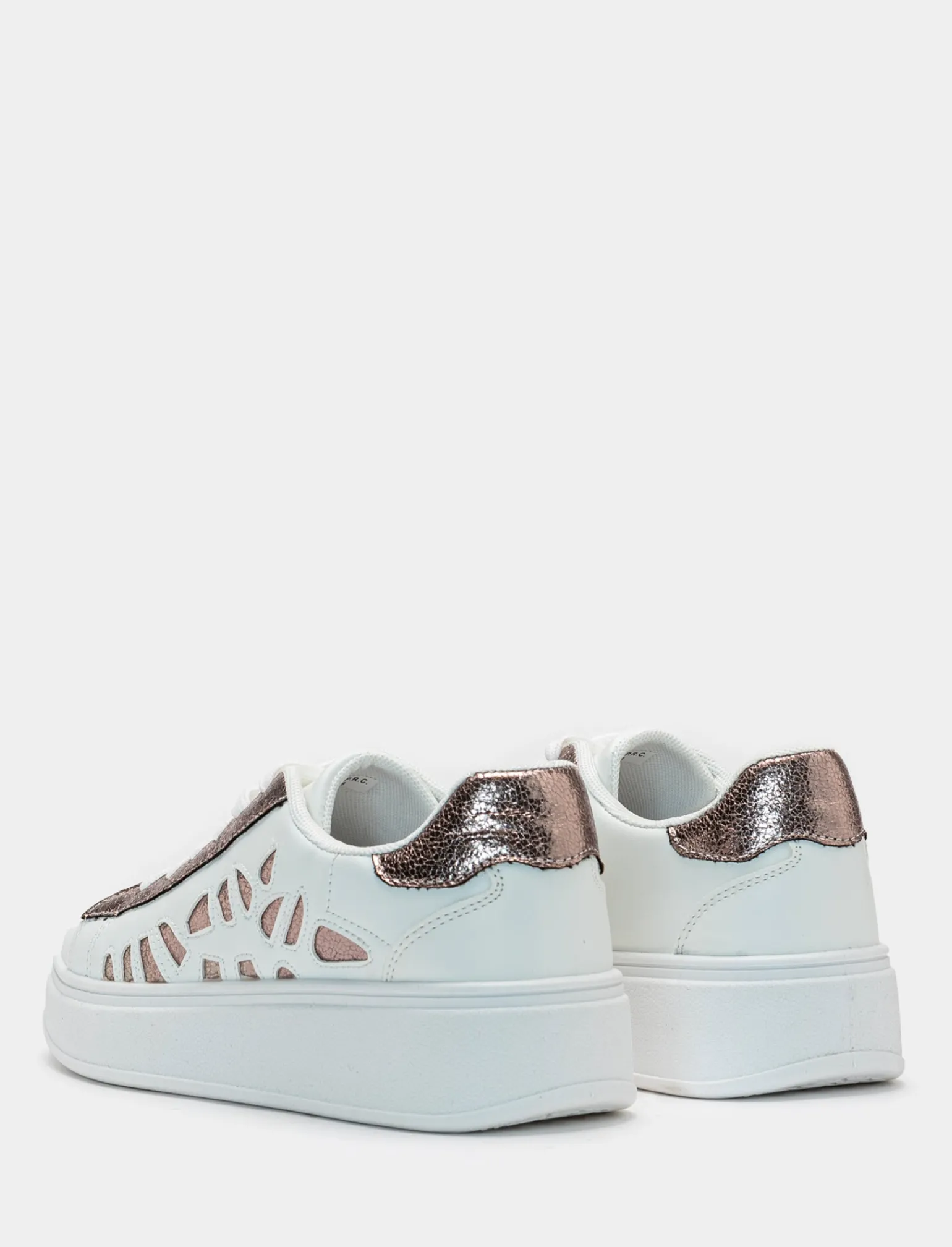 Donna Piazza Italia Donna | Sneakers<Sneakers con intarsi color bronzo -
