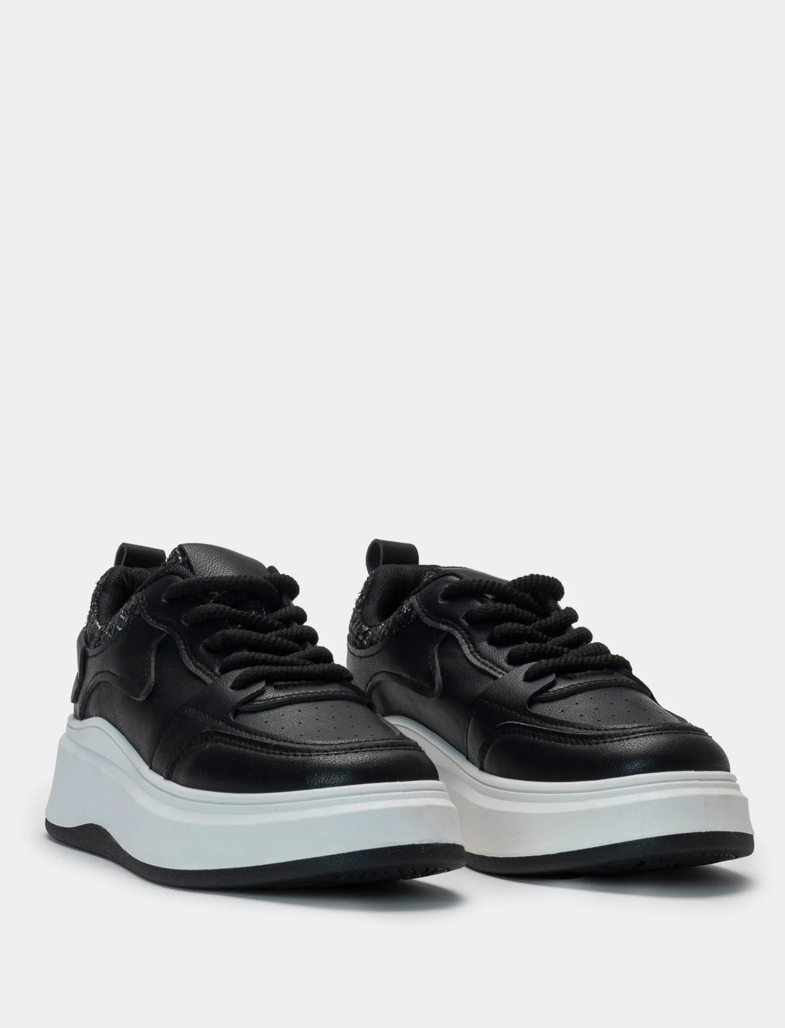 Donna Piazza Italia Sneakers<Sneakers con riporto in tessuto tweed -