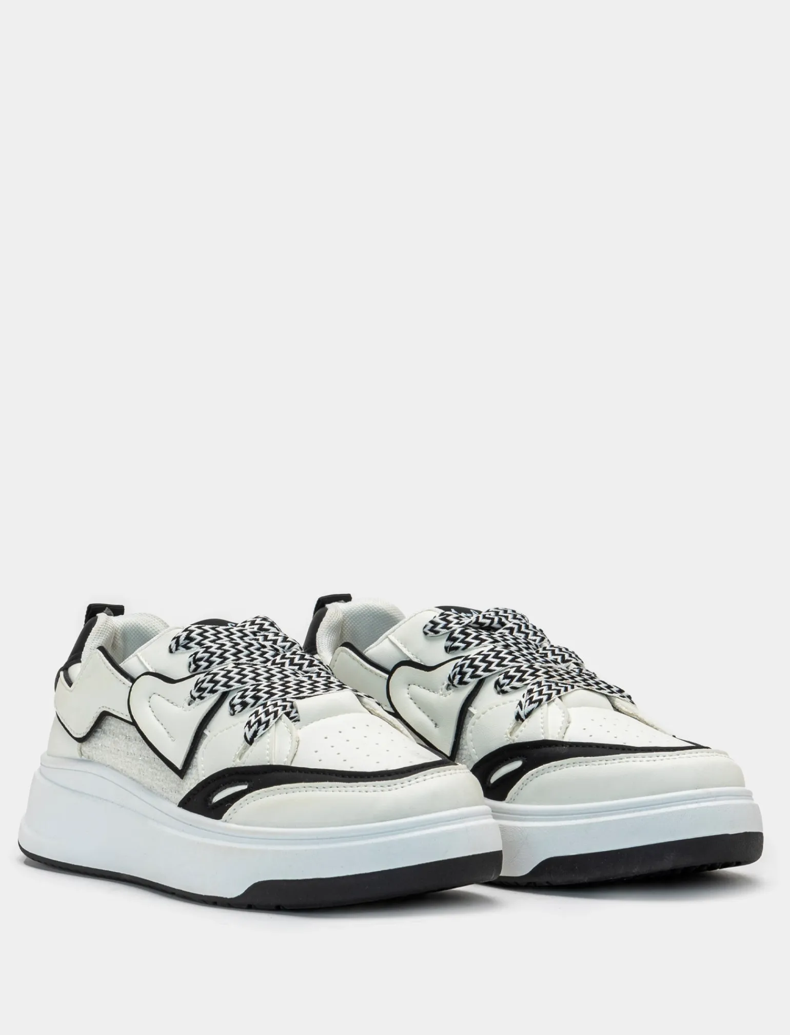 Donna Piazza Italia Donna | Sneakers<Sneakers in poliuretano e tessuto tweed bicolor -
