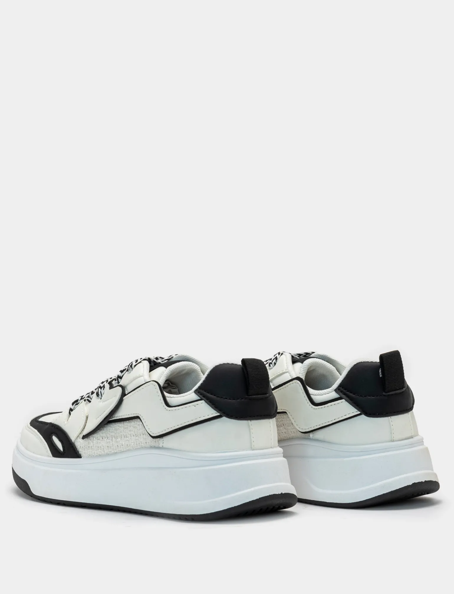 Donna Piazza Italia Donna | Sneakers<Sneakers in poliuretano e tessuto tweed bicolor -