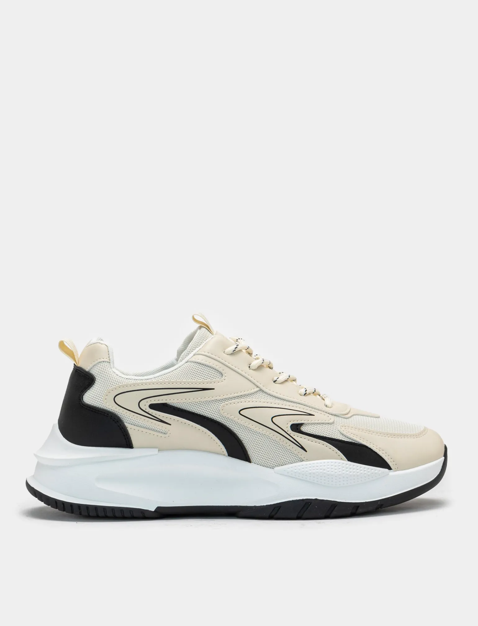 Uomo Piazza Italia Uomo | Sneakers<Sneakers in tessuto tecnico con inserti neri in poliuretano. -