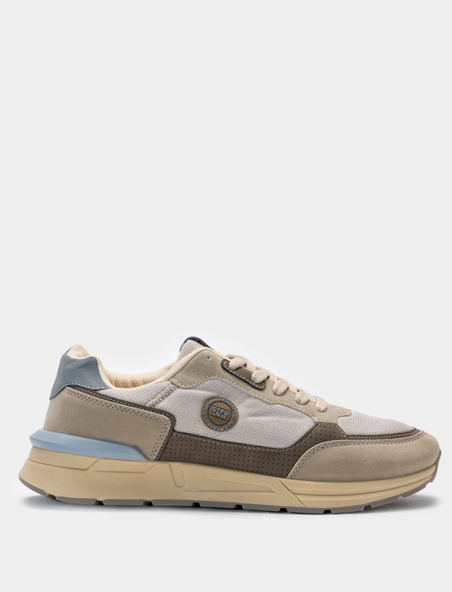 Uomo Piazza Italia Sneakers<Sneakers in tessuto tecnico con inserti in poliuretano - tortora