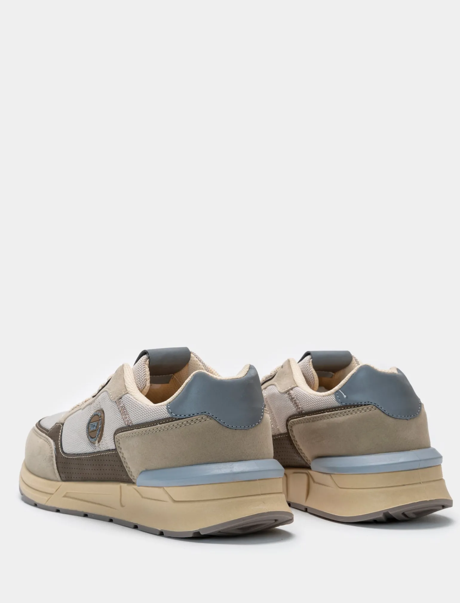 Uomo Piazza Italia Sneakers<Sneakers in tessuto tecnico con inserti in poliuretano - tortora