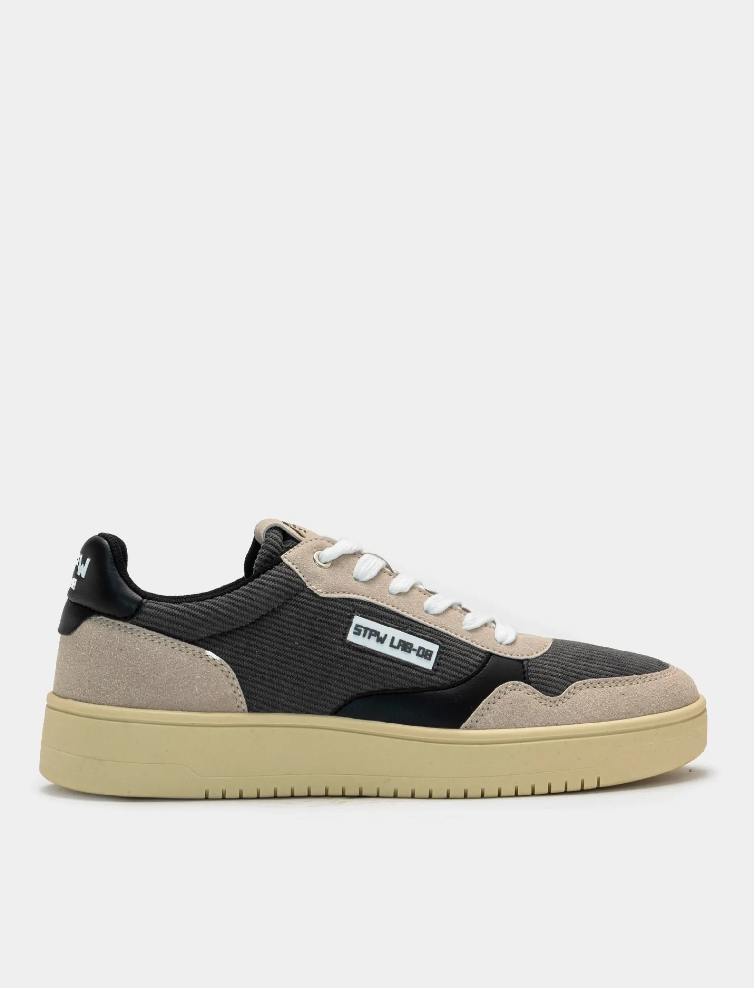 Uomo Piazza Italia Uomo | Sneakers<Sneakers in velluto sintetico a coste e inserti in microfibra -