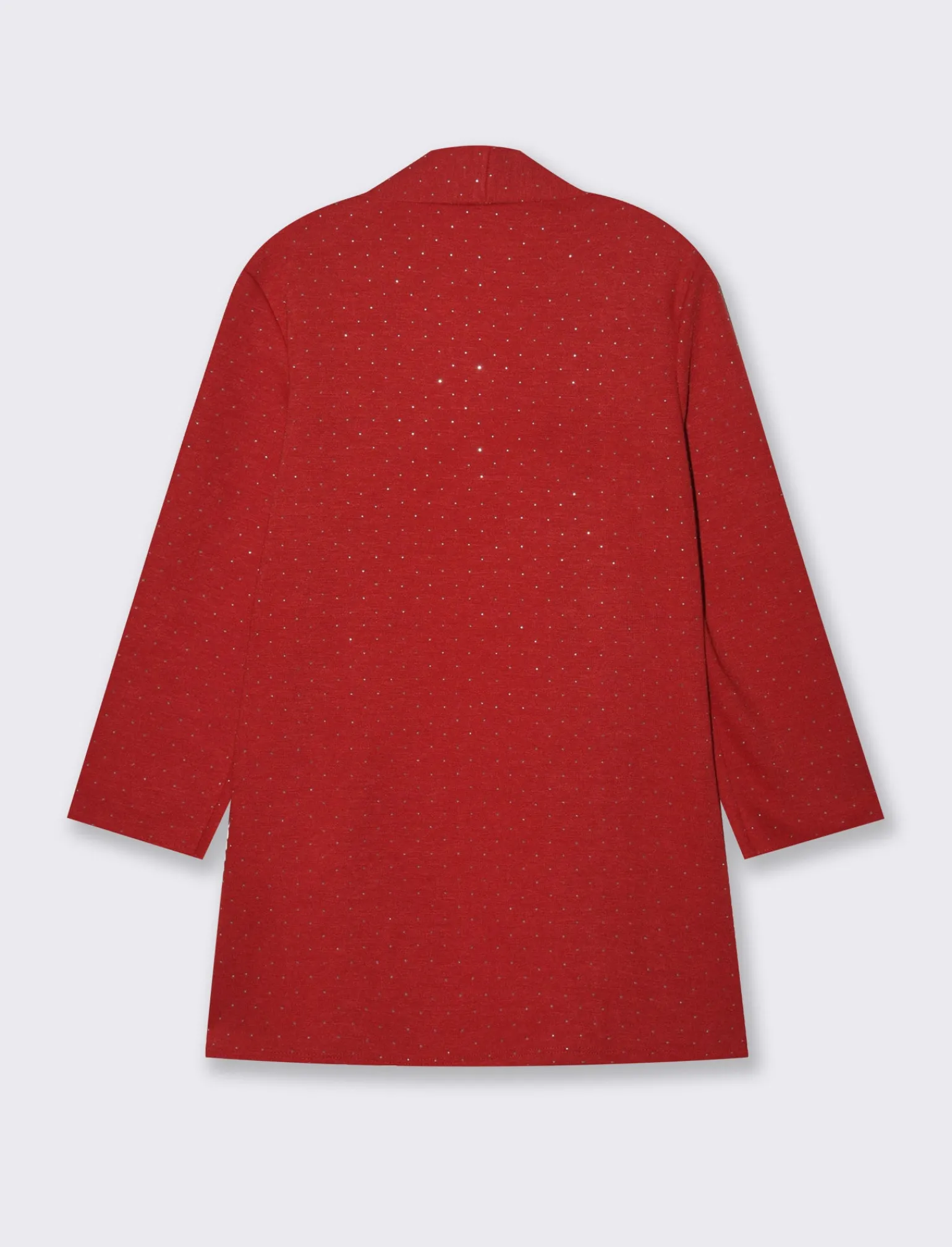 Donna Piazza Italia Giacche E Blazer<SPOLVERINO CON STRASS - Rosso