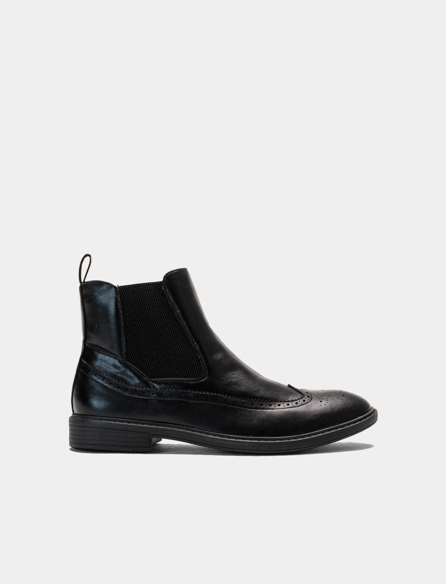 Uomo Piazza Italia Stringate E Mocassini | Stivali<Stivale chelsea con fasce elastiche lateriali e ornamento coda di rondine -