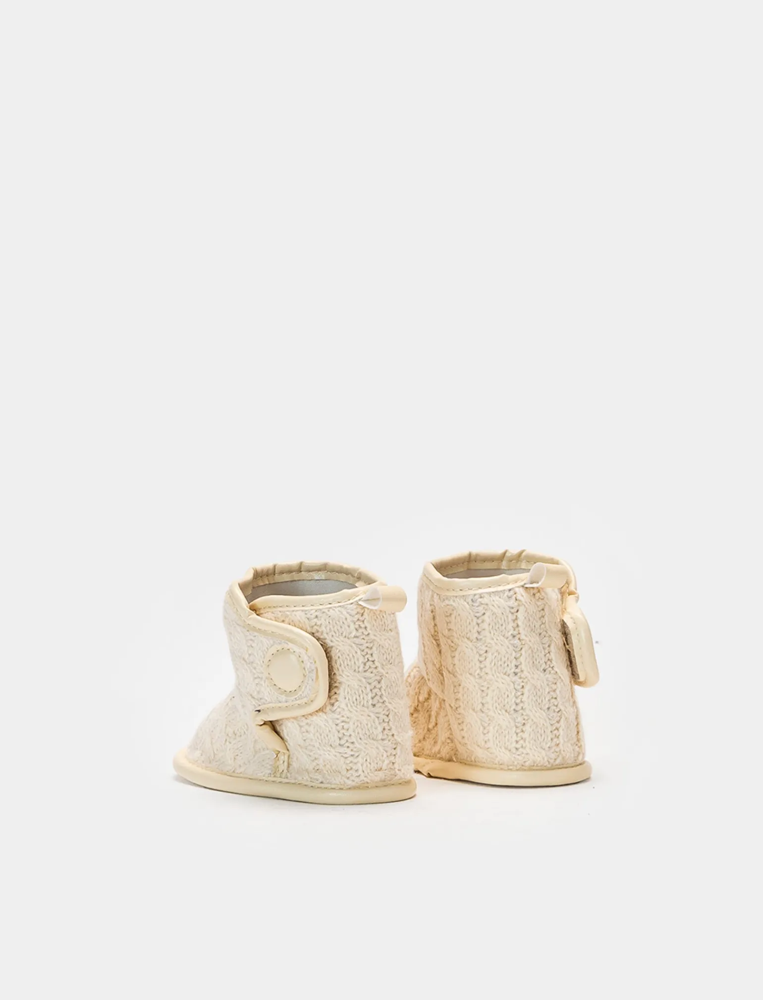 Piazza Italia Scarpe<Stivaletto a maglia in tessuto con suola anti scivolo - Beige