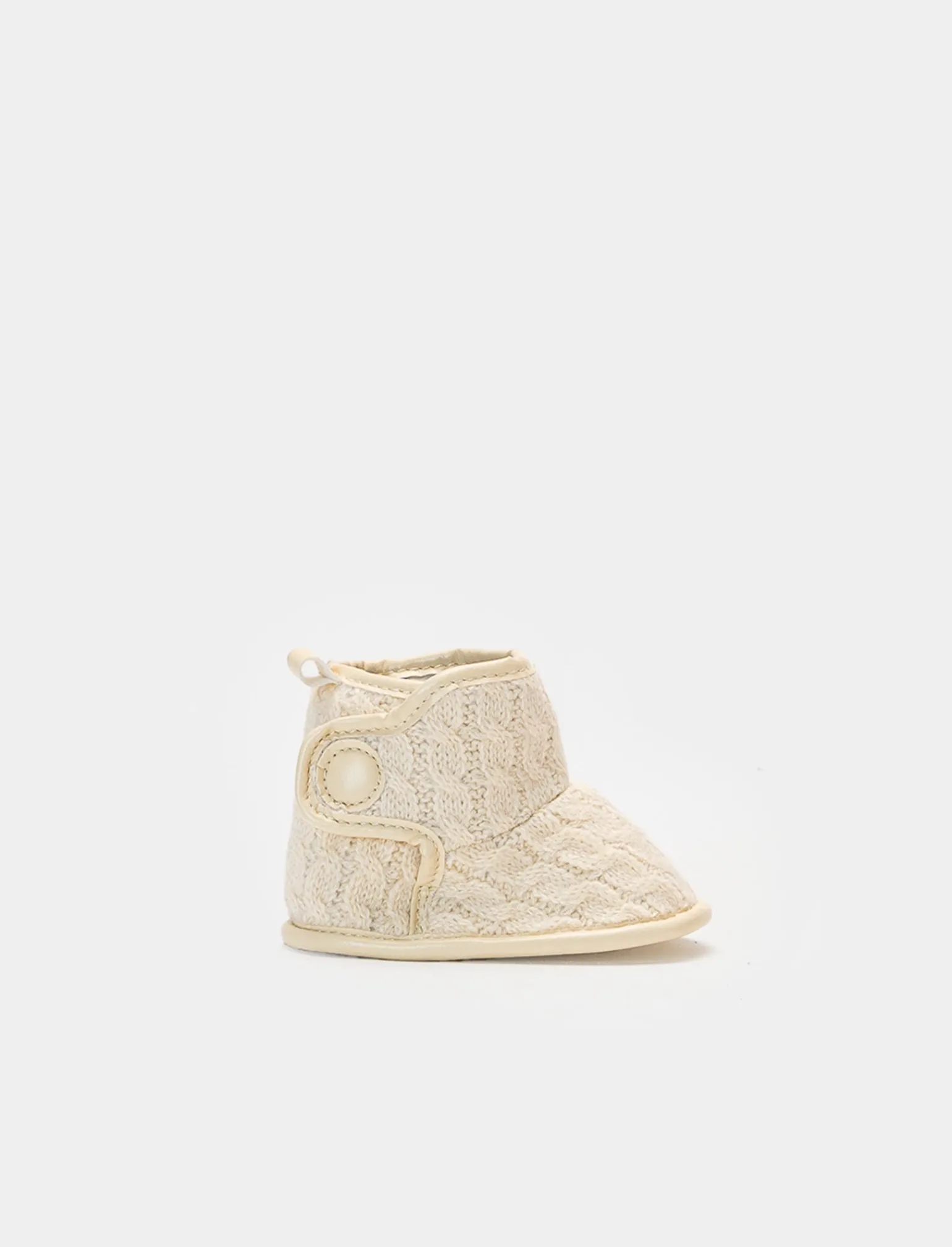 Piazza Italia Scarpe<Stivaletto a maglia in tessuto con suola anti scivolo - Beige