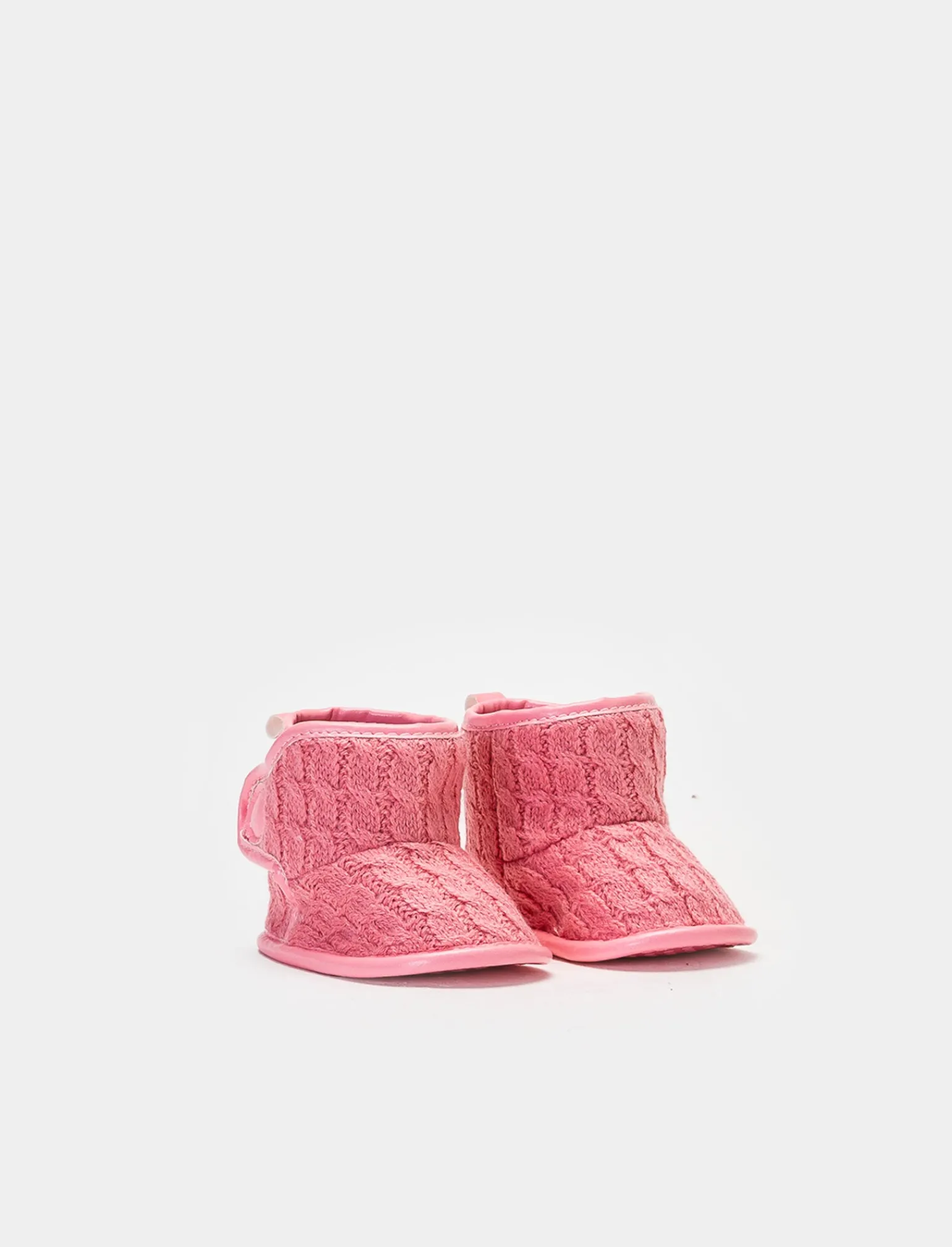 Piazza Italia Scarpe<Stivaletto a maglia in tessuto con suola anti scivolo - Rosa
