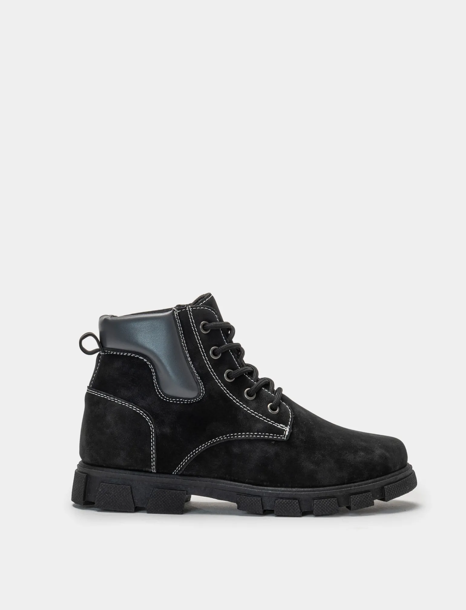 Bambino Piazza Italia Bambino | Sneakers<Stivaletto con lacci, zip sul lato interno e fondo roccia -
