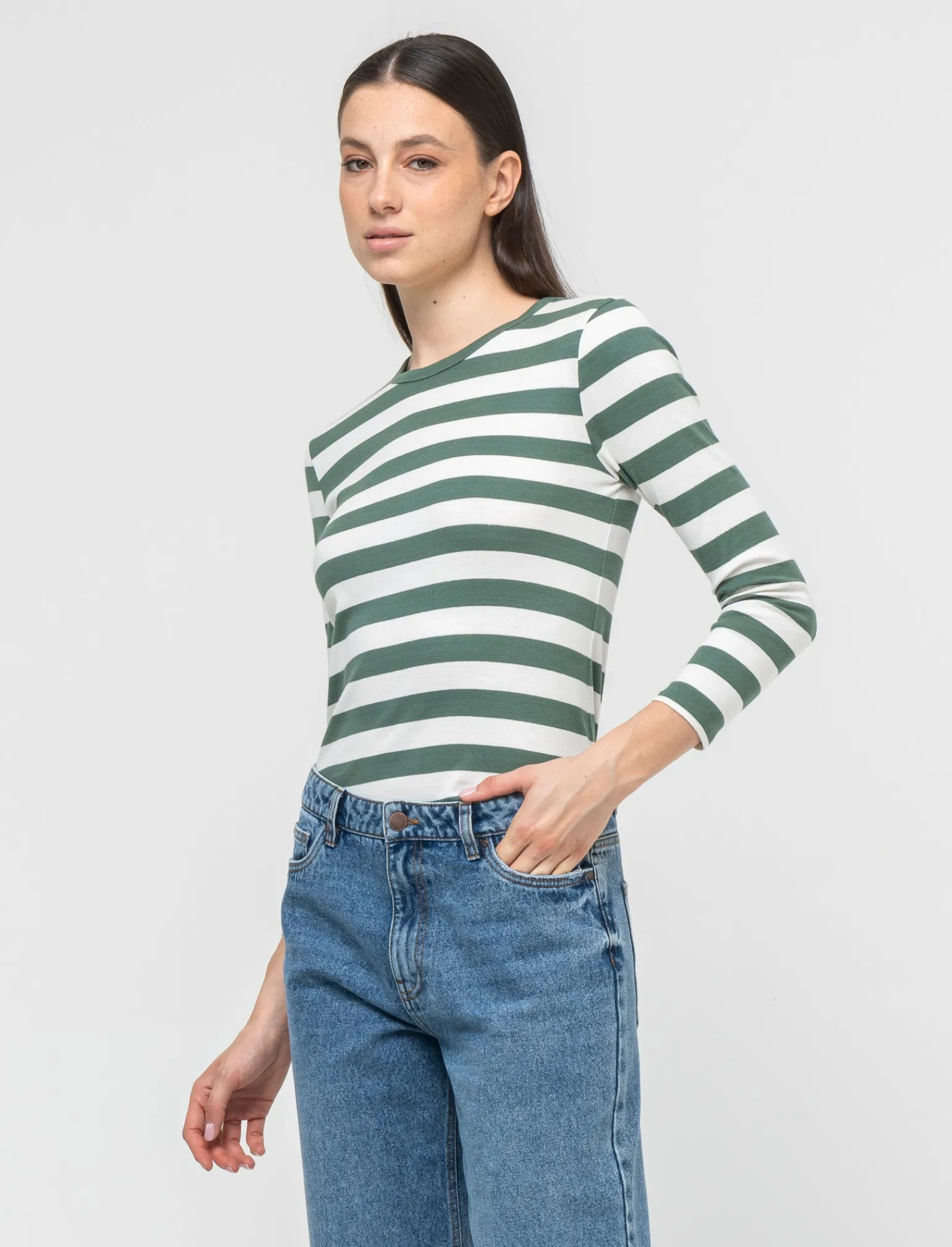 Donna Piazza Italia Donna | Maglieria<T shirt mezza manica girocollo vestibilità slim - var 2