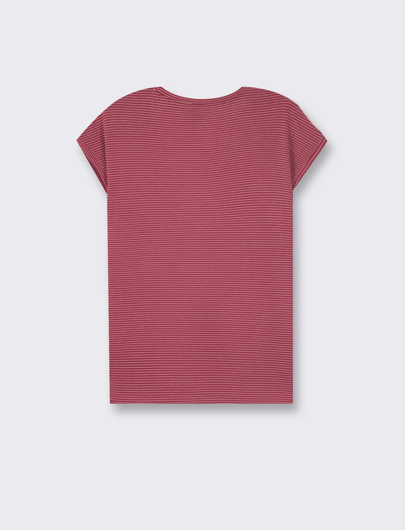 Donna Piazza Italia T-Shirt E Top<T shirt modello a T girocollo con tessuto ottoman e filato effetto metallizato - india