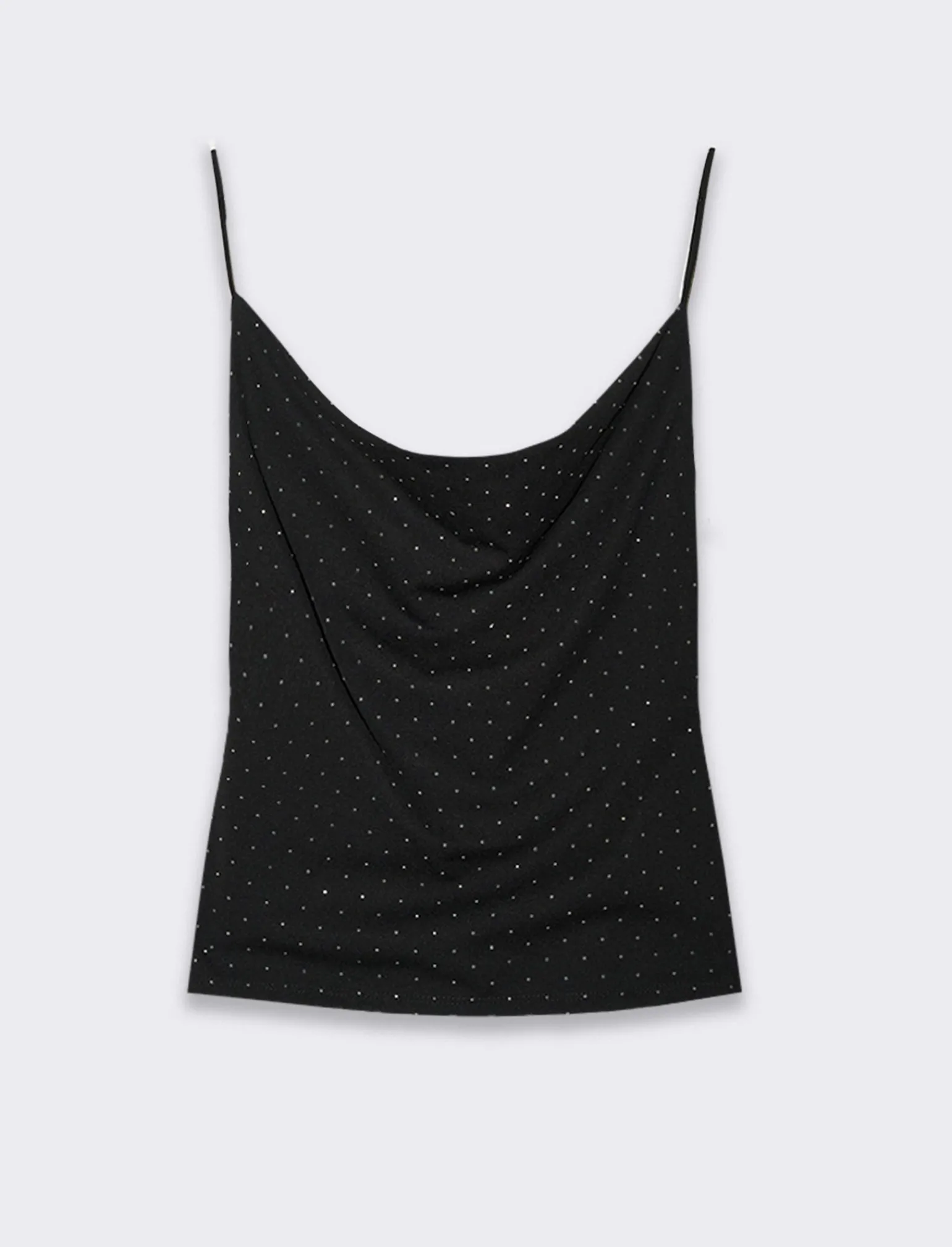 Donna Piazza Italia T-Shirt E Top<Top con bretelline e strass applicati -