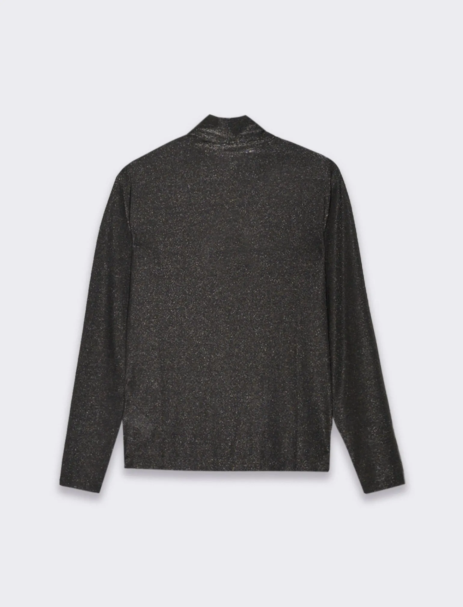 Donna Piazza Italia Donna | Maglieria<T-shirt a collo alto con filo effetto metallizzato vestibilità slim -