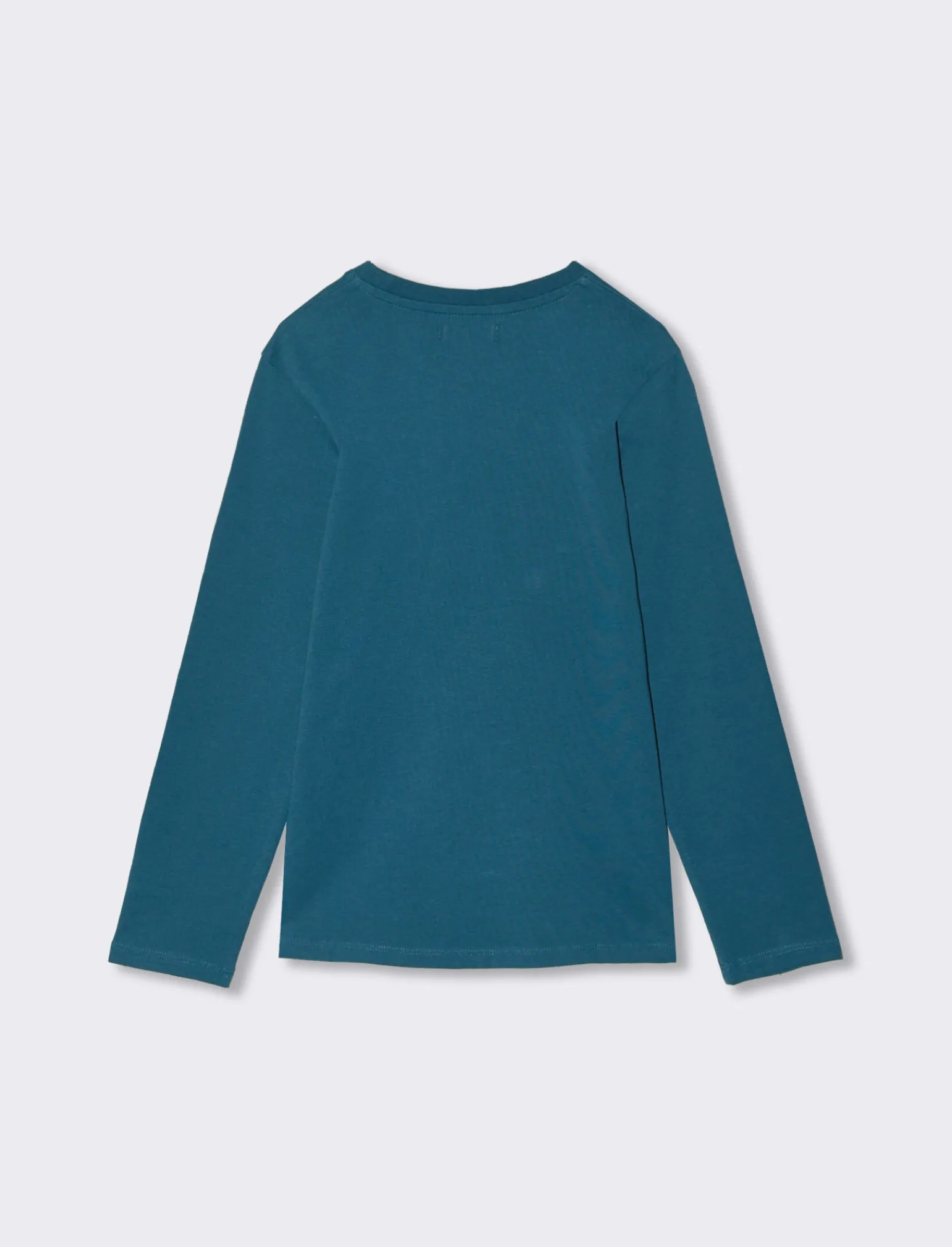 Bambino Piazza Italia Bambino | Maglieria<T-shirt a manica lunga in cotone con stampa davanti - Ottanio