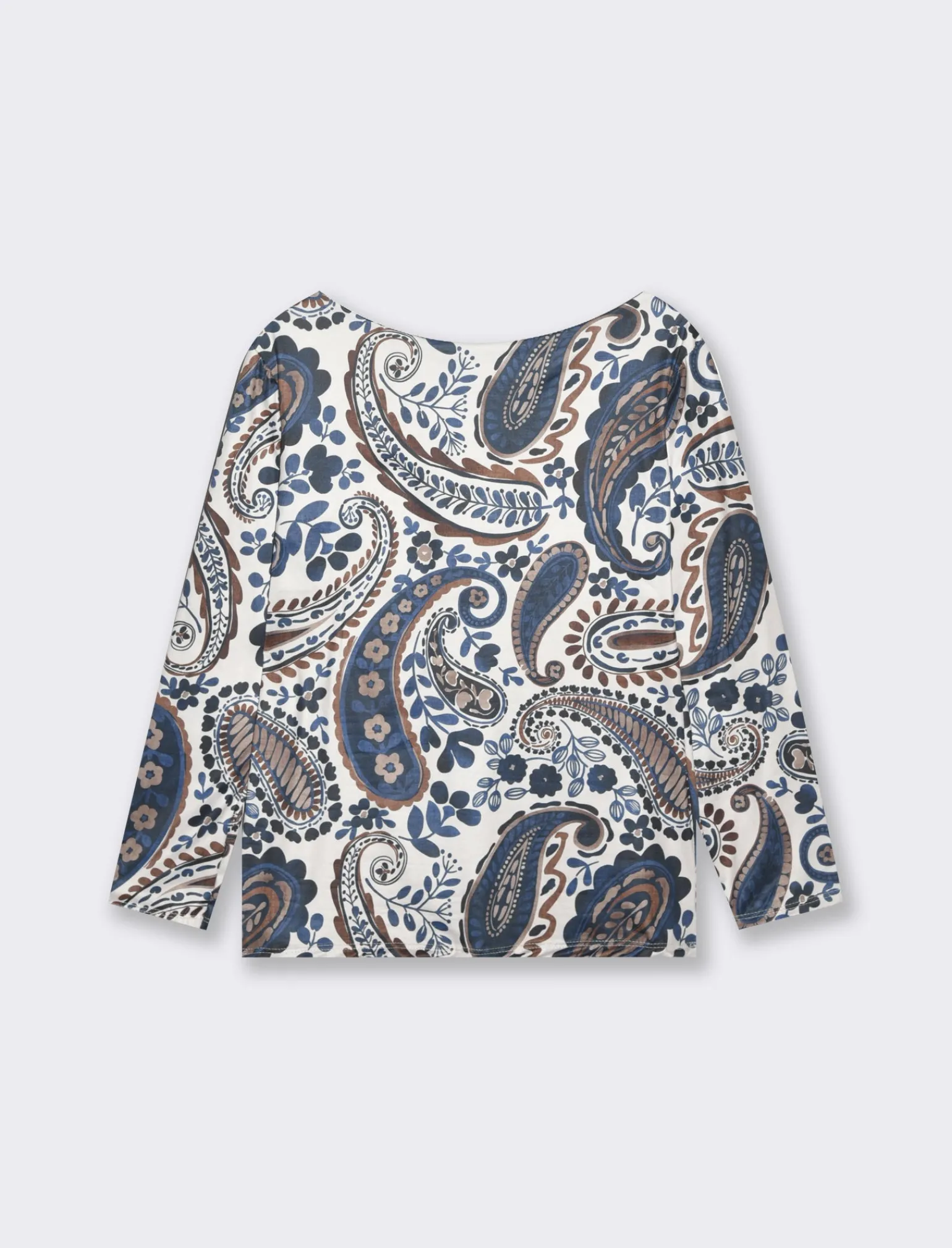 Donna Piazza Italia Donna | Maglieria<T-shirt a manica lunga stampata girocollo  - var 2