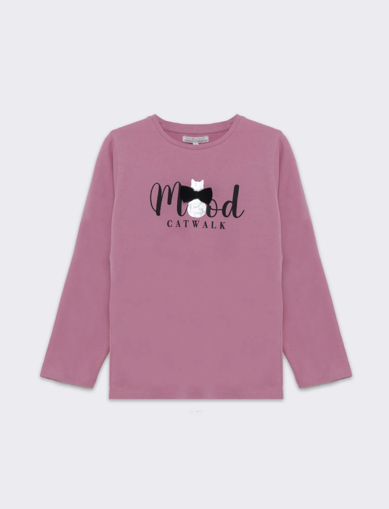 Piazza Italia Bambina | T-Shirt E Top<T-SHIRT BAMBINA MANICA LUNGA CON STAMPA - Rosa