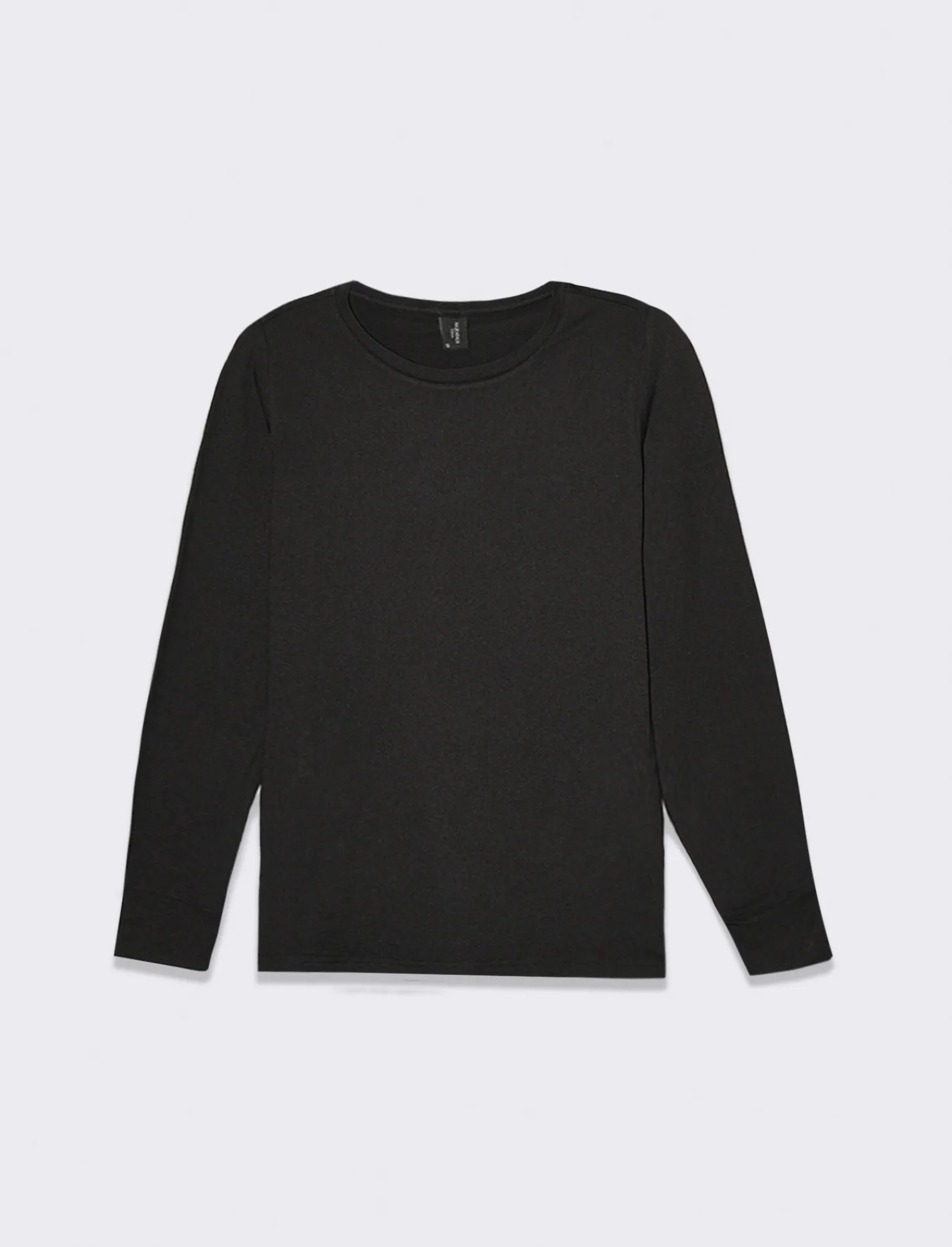 Donna Piazza Italia Donna | Maglieria<T-shirt basica a manica lunga con spacco sul polsino -