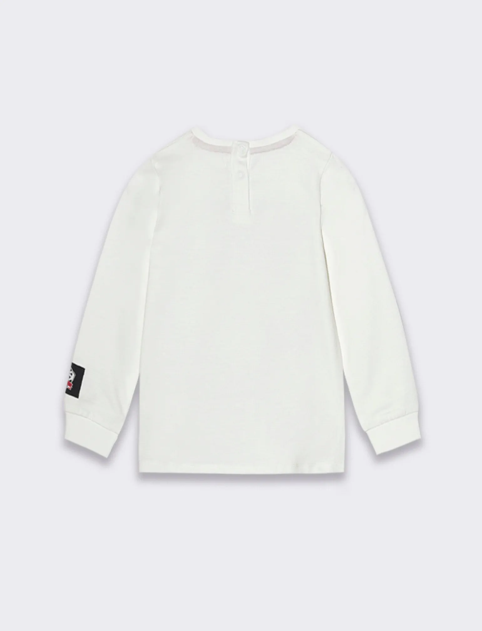 Piazza Italia Neonato | T-Shirt E Top<T-shirt con polsini a costina - panna