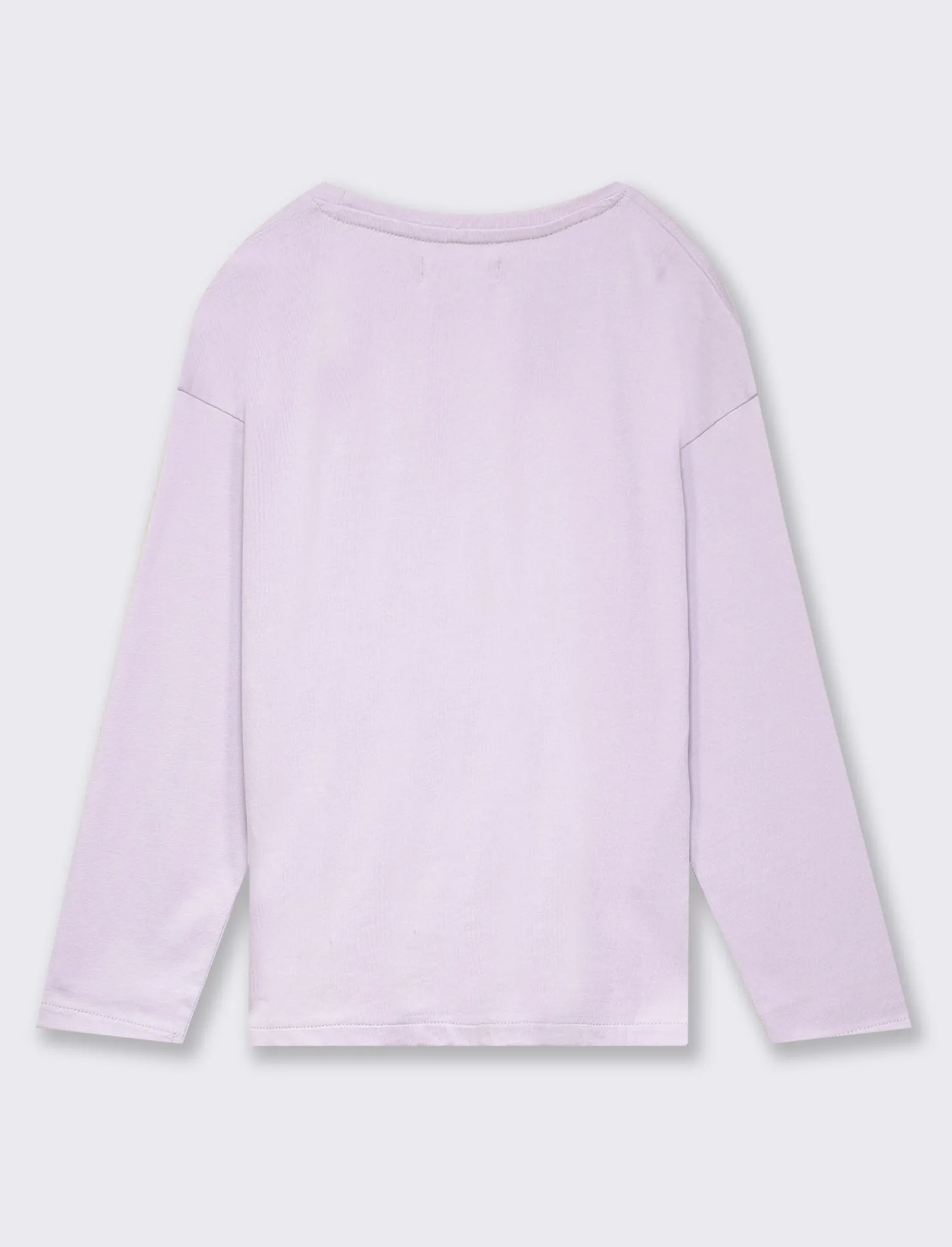 Piazza Italia Bambina | T-Shirt E Top<T-shirt con tagli obliqui e spacchetti sul davanti con stampa frontale effetto metallico - Lilla