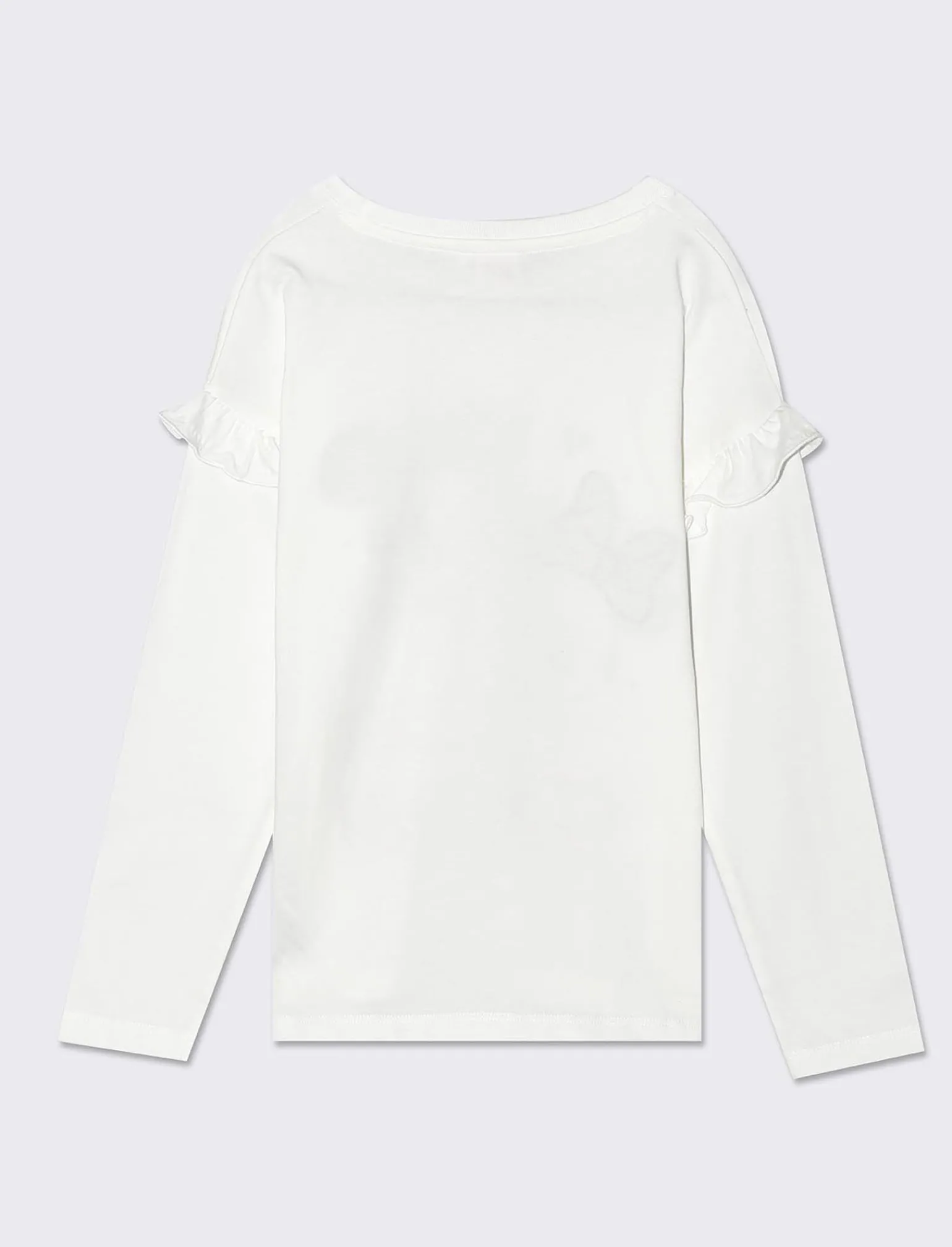Piazza Italia Bambina | T-Shirt E Top<T-shirt girocollo con rouches Minnie da bambina - sporco