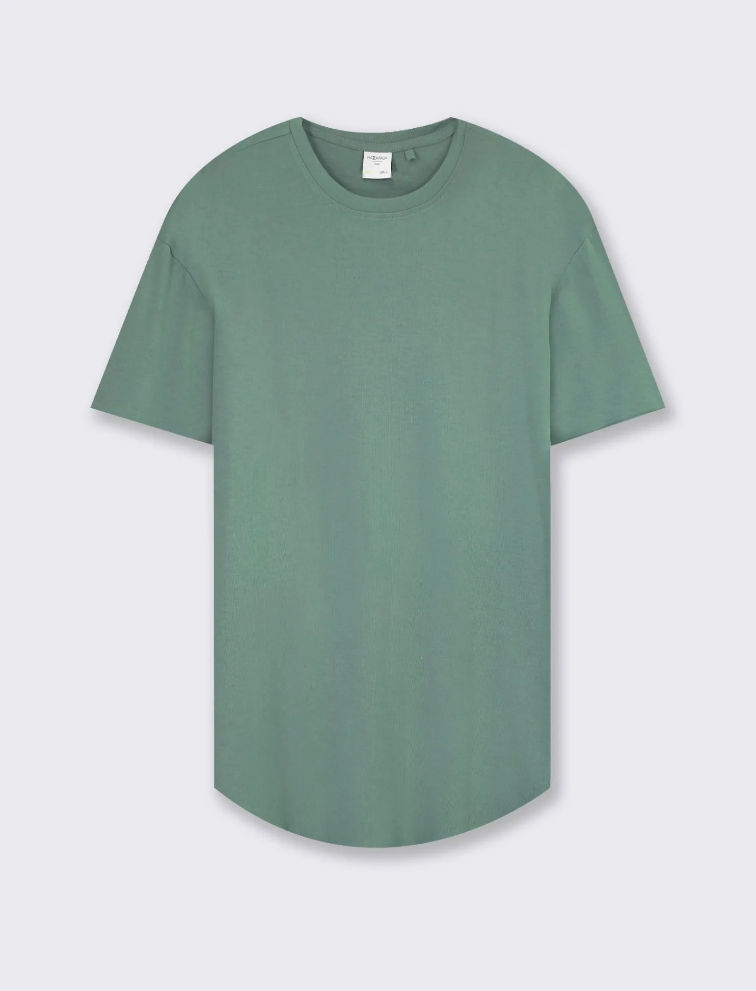 Uomo Piazza Italia Uomo | Polo E T-Shirt<T-shirt girocollo maniche corte loose fit in jersey misto viscosa con fondo stondato -
