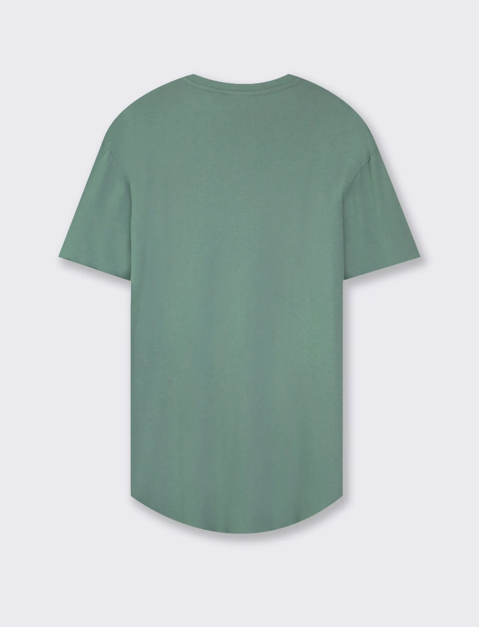 Uomo Piazza Italia Uomo | Polo E T-Shirt<T-shirt girocollo maniche corte loose fit in jersey misto viscosa con fondo stondato -