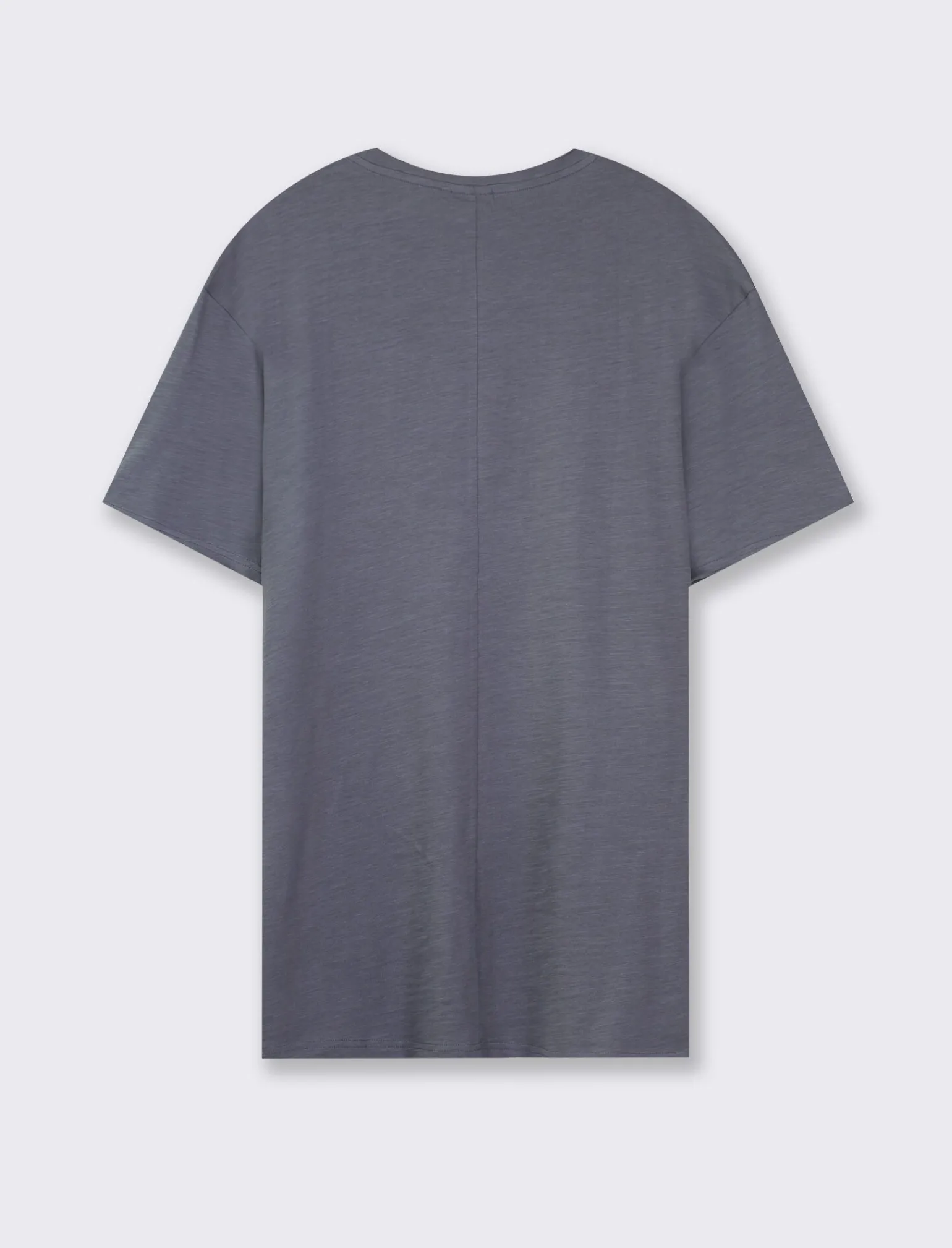 Uomo Piazza Italia Uomo | Polo E T-Shirt<T-shirt girocollo maniche corte loose fit in jersey slub puro cotone - Avion