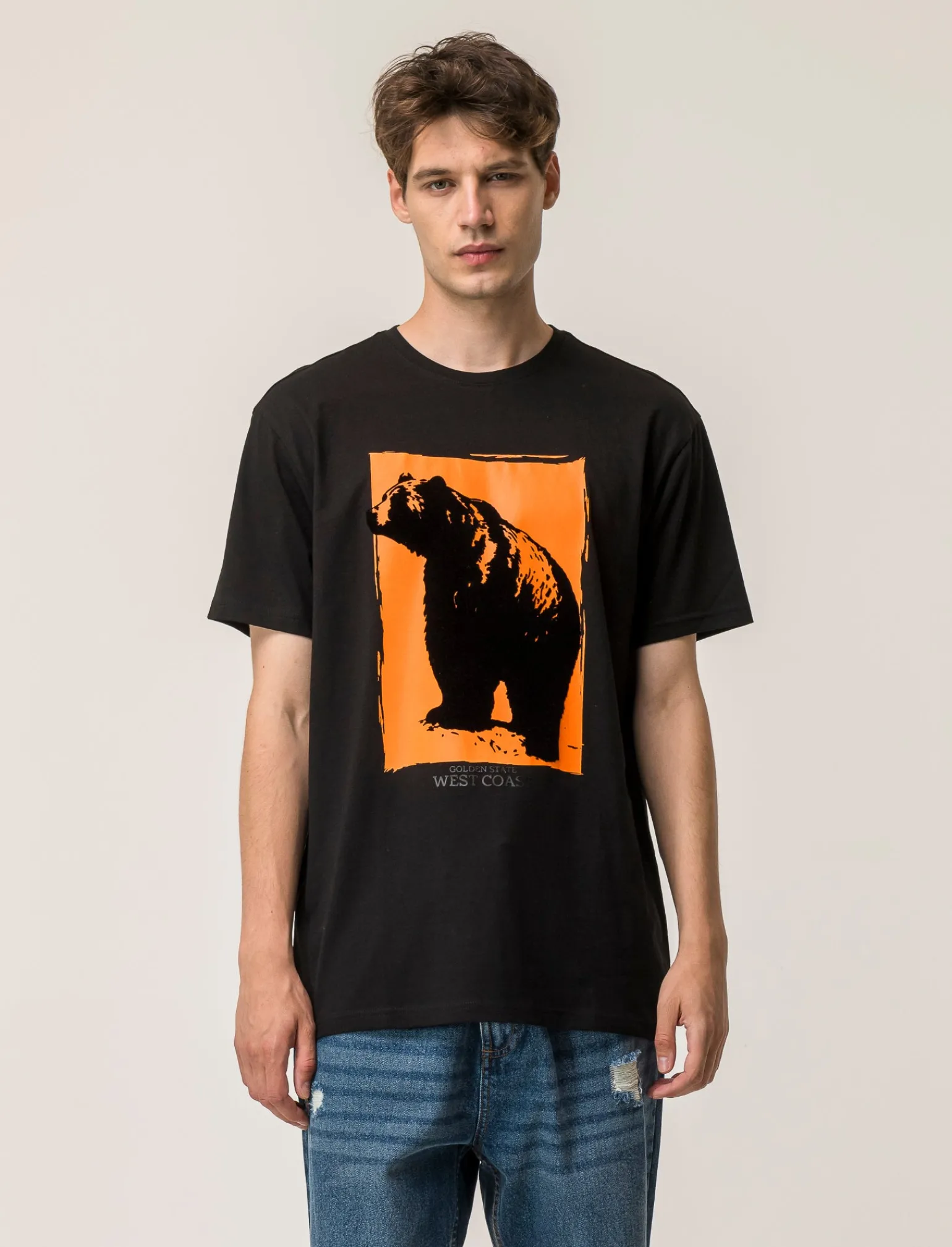 Uomo Piazza Italia Polo E T-Shirt<T-shirt girocollo maniche corte regular fit -