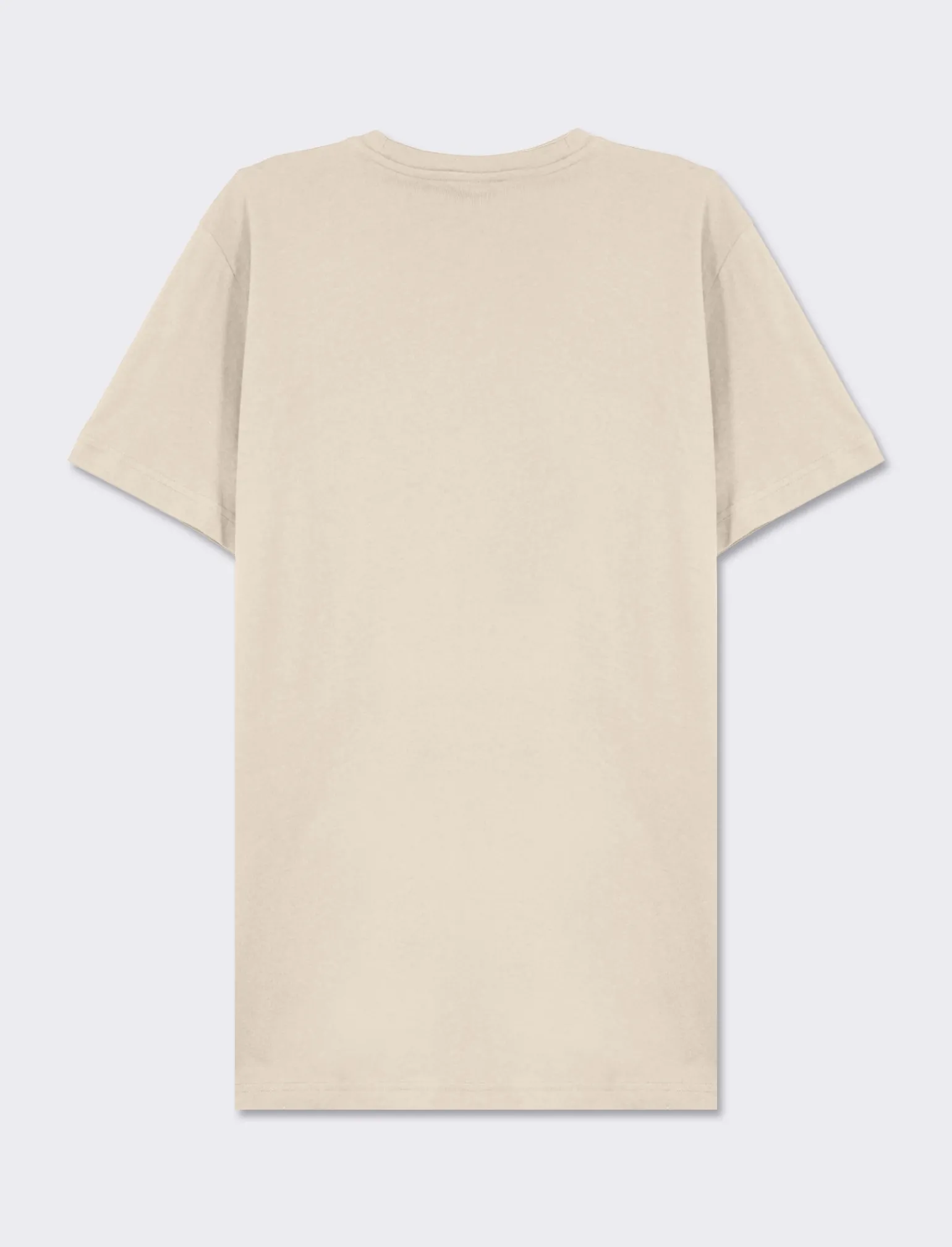 Uomo Piazza Italia Uomo | Polo E T-Shirt<T-shirt girocollo maniche corte regular fit college inspiration - latte